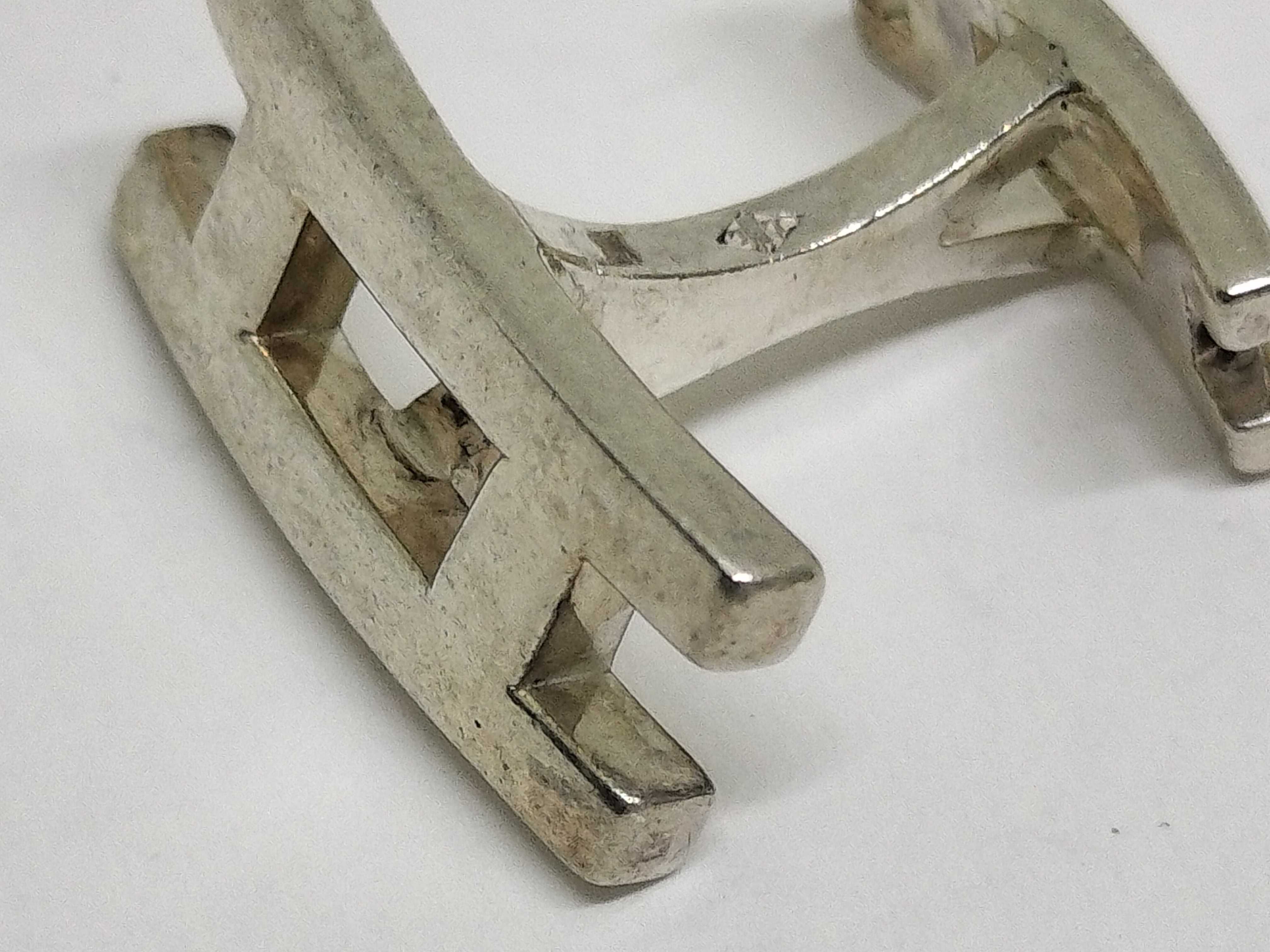 Parallel H Cufflinks SV925 Tie Clip & Cufflinks — view 7