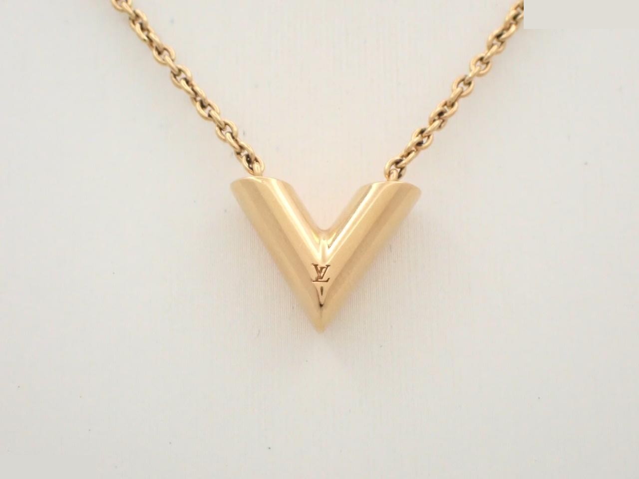 Essential V Necklace, Gold, Chain approx. 50cm