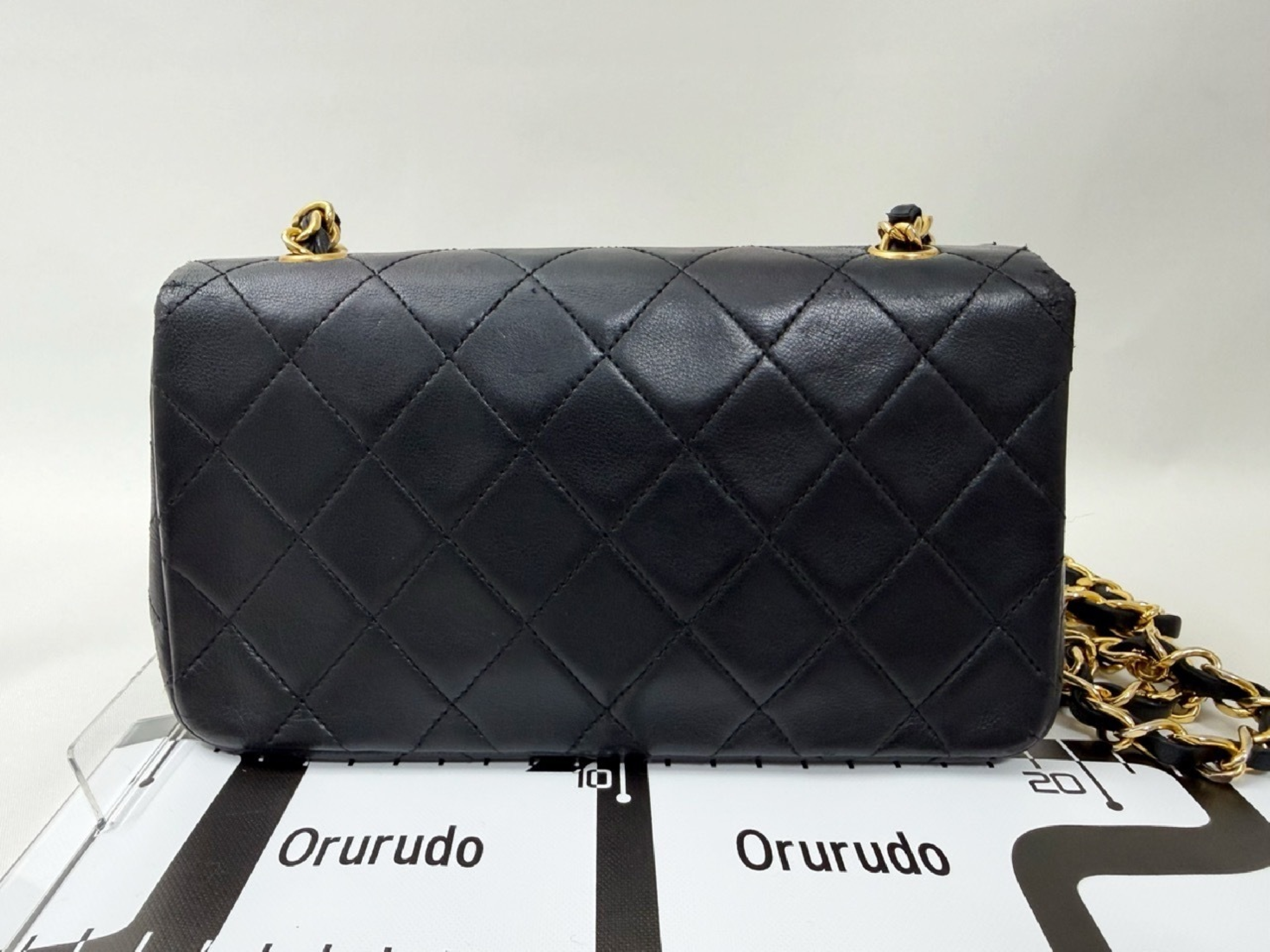 Full Flap Mini Black No. 1 Guarantee Card Shoulder Bag — view 2