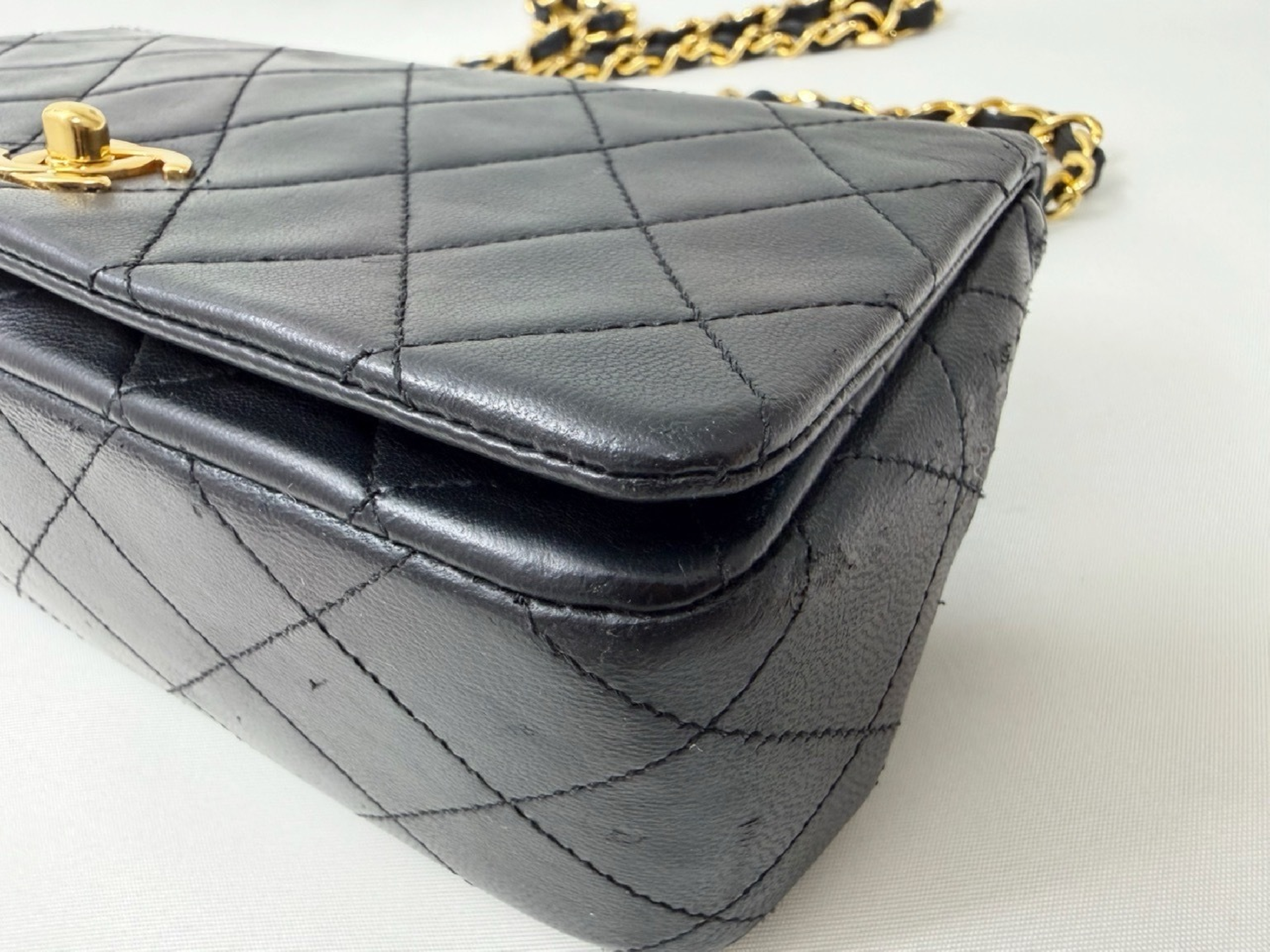 Full Flap Mini Black No. 1 Guarantee Card Shoulder Bag — view 6