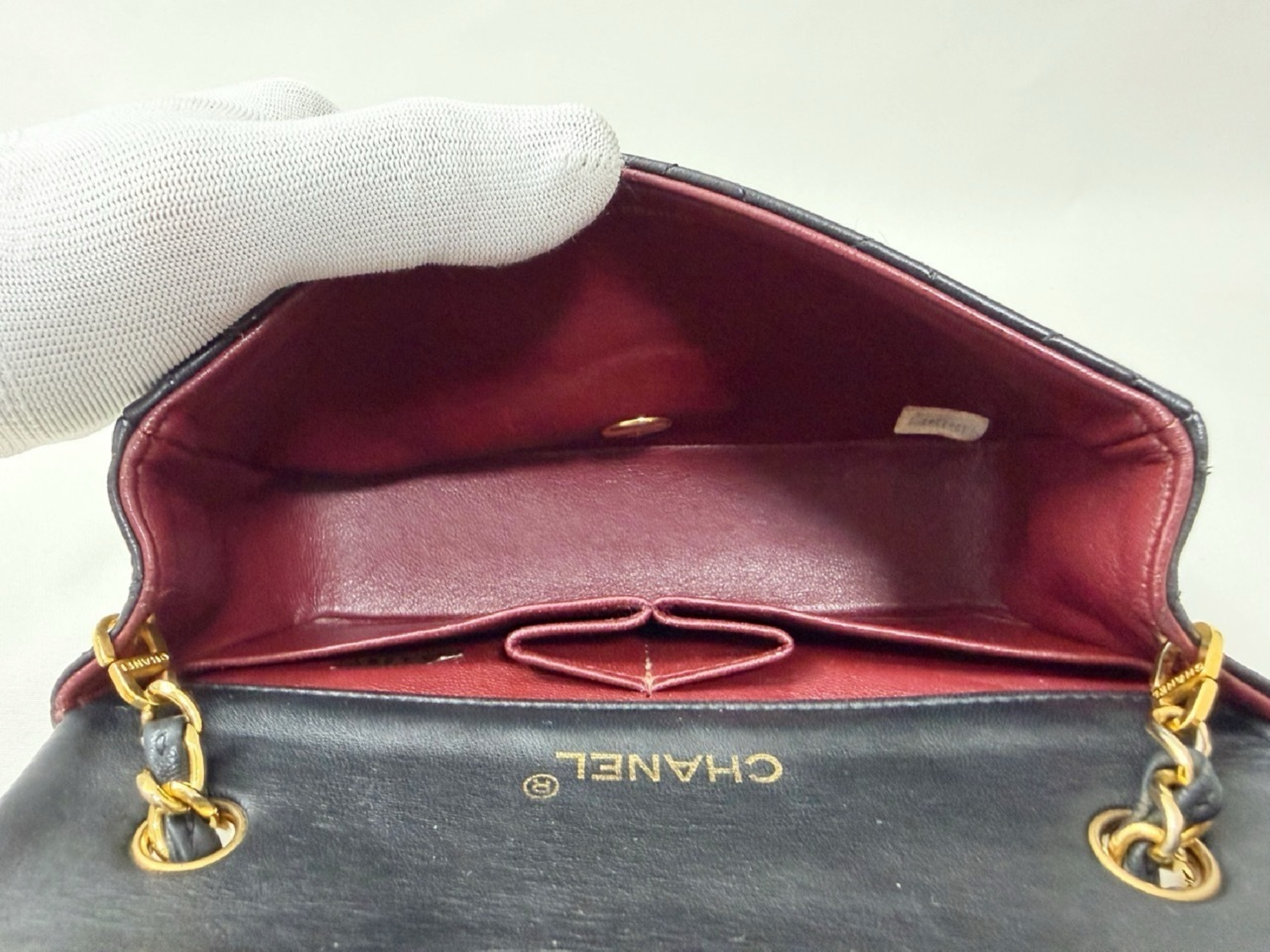 Full Flap Mini Black No. 1 Guarantee Card Shoulder Bag — view 9
