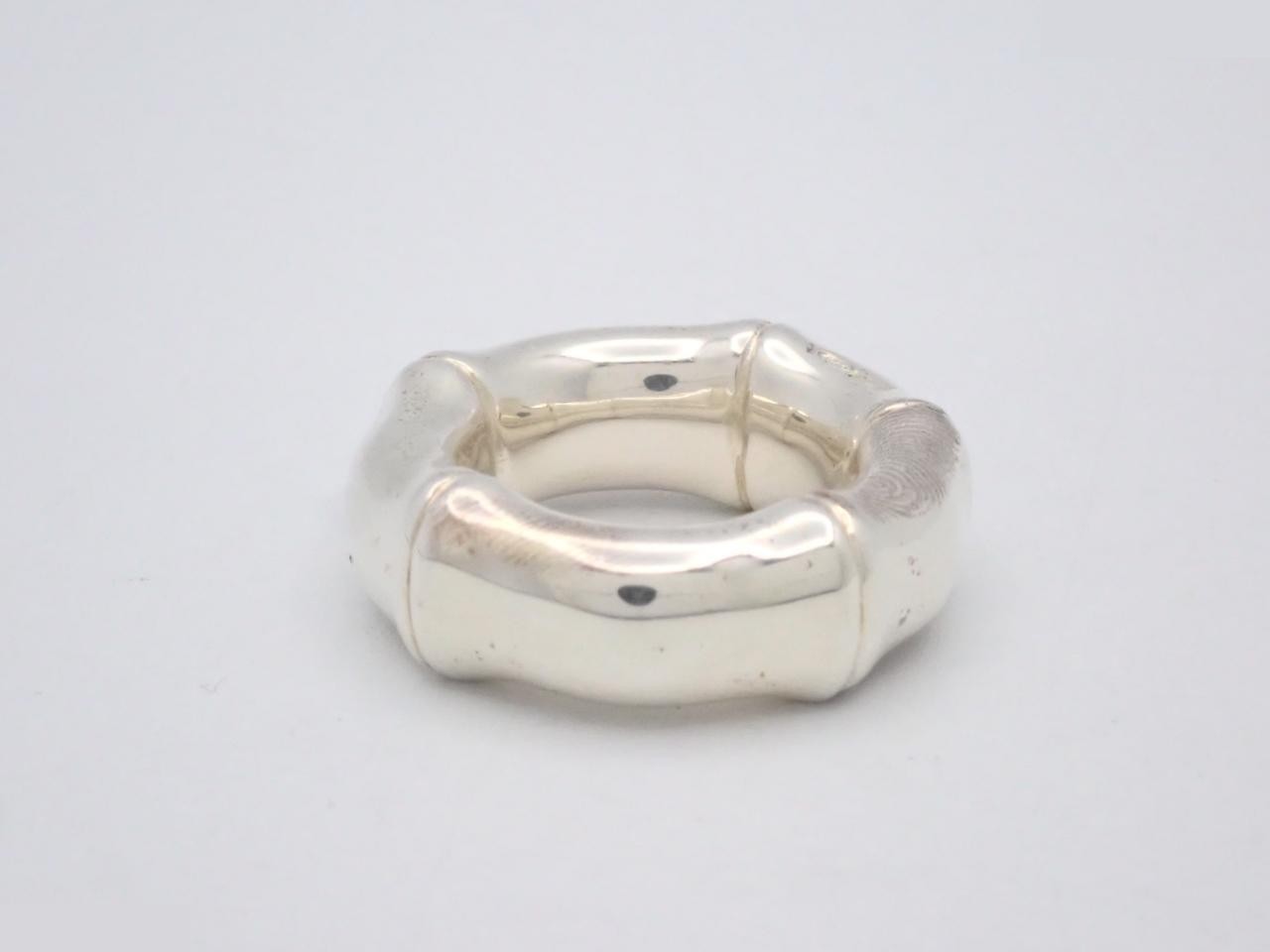 Bamboo scarf ring, 925/11.4g — view 2