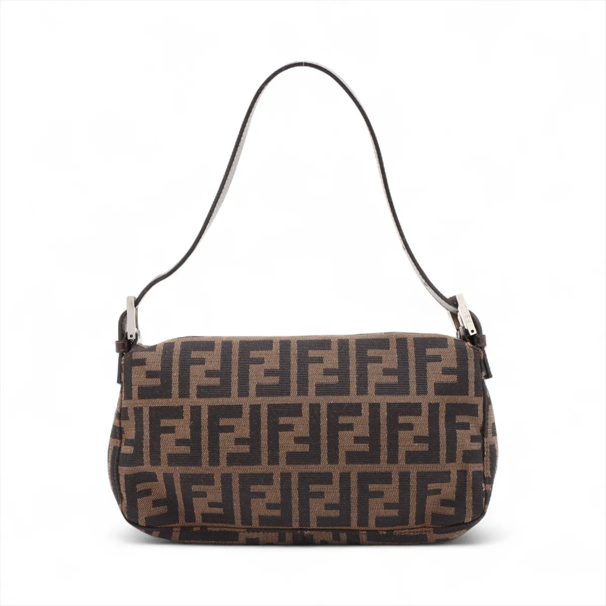 Zucca Mamma Bucket Canvas x Leather Shoulder Bag Brown 26424 — view 2