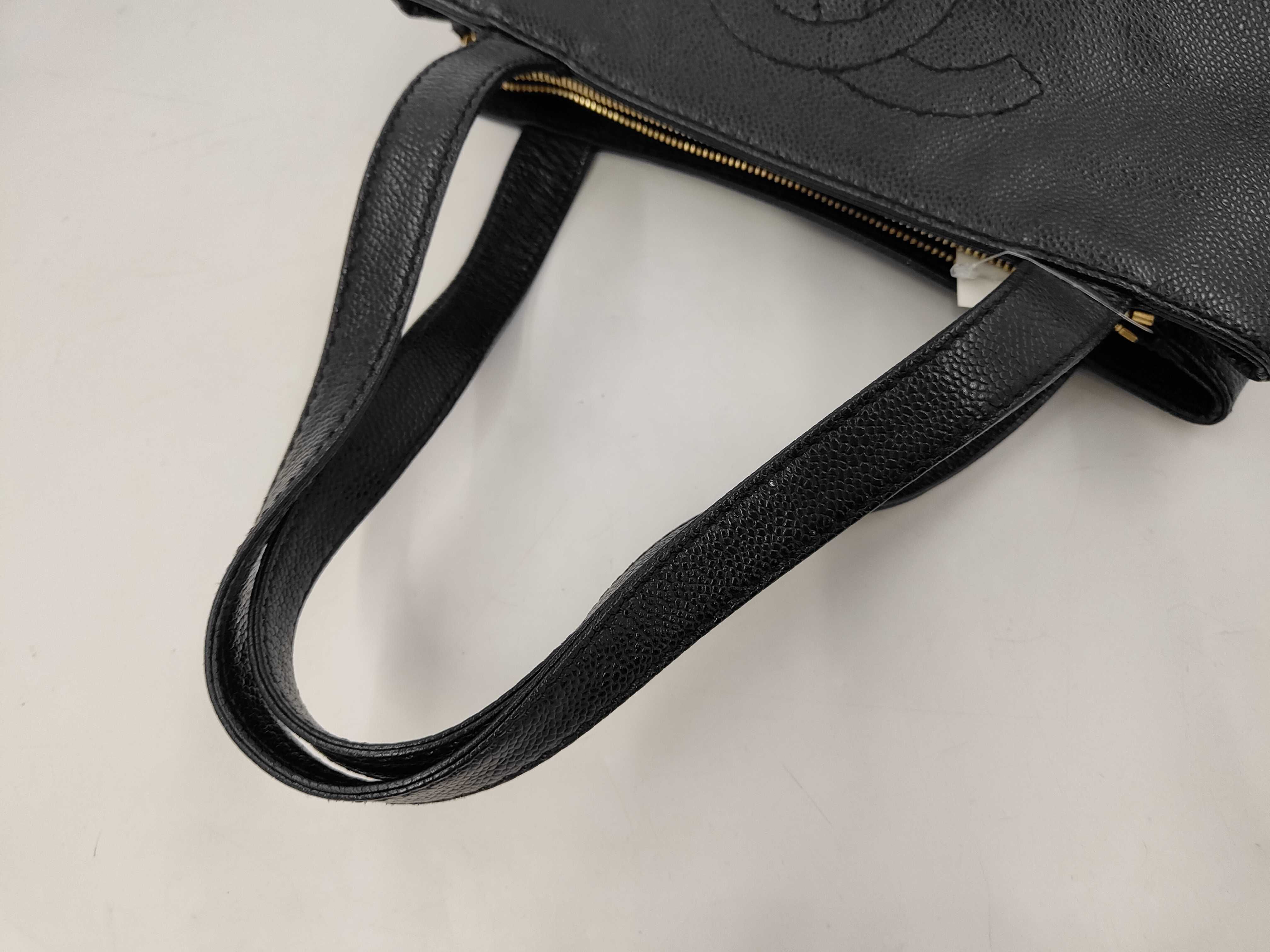 Caviar Skin Coco Zip Tote Bag Handbag — view 4