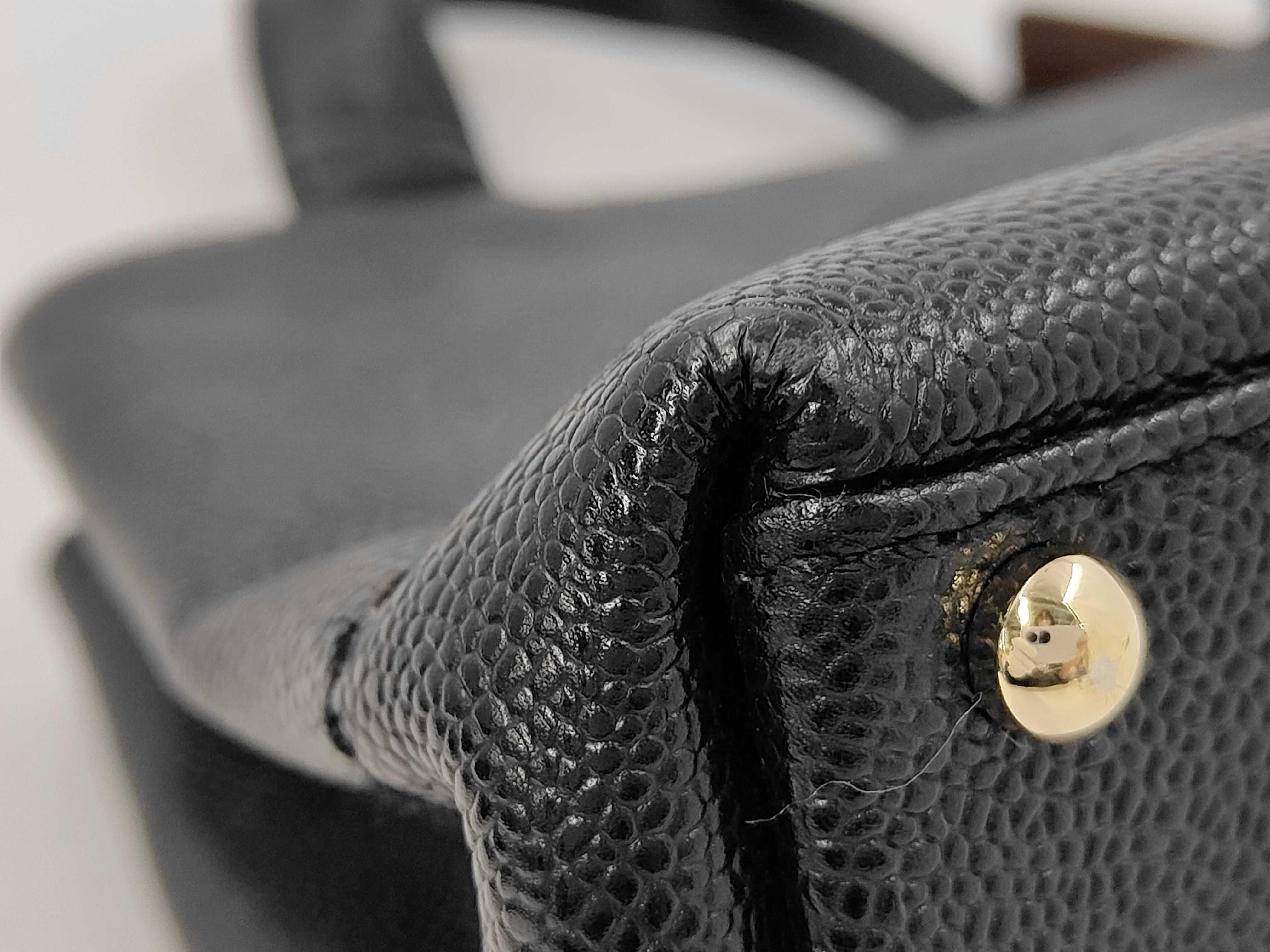 Caviar Skin Coco Zip Tote Bag Handbag — view 6
