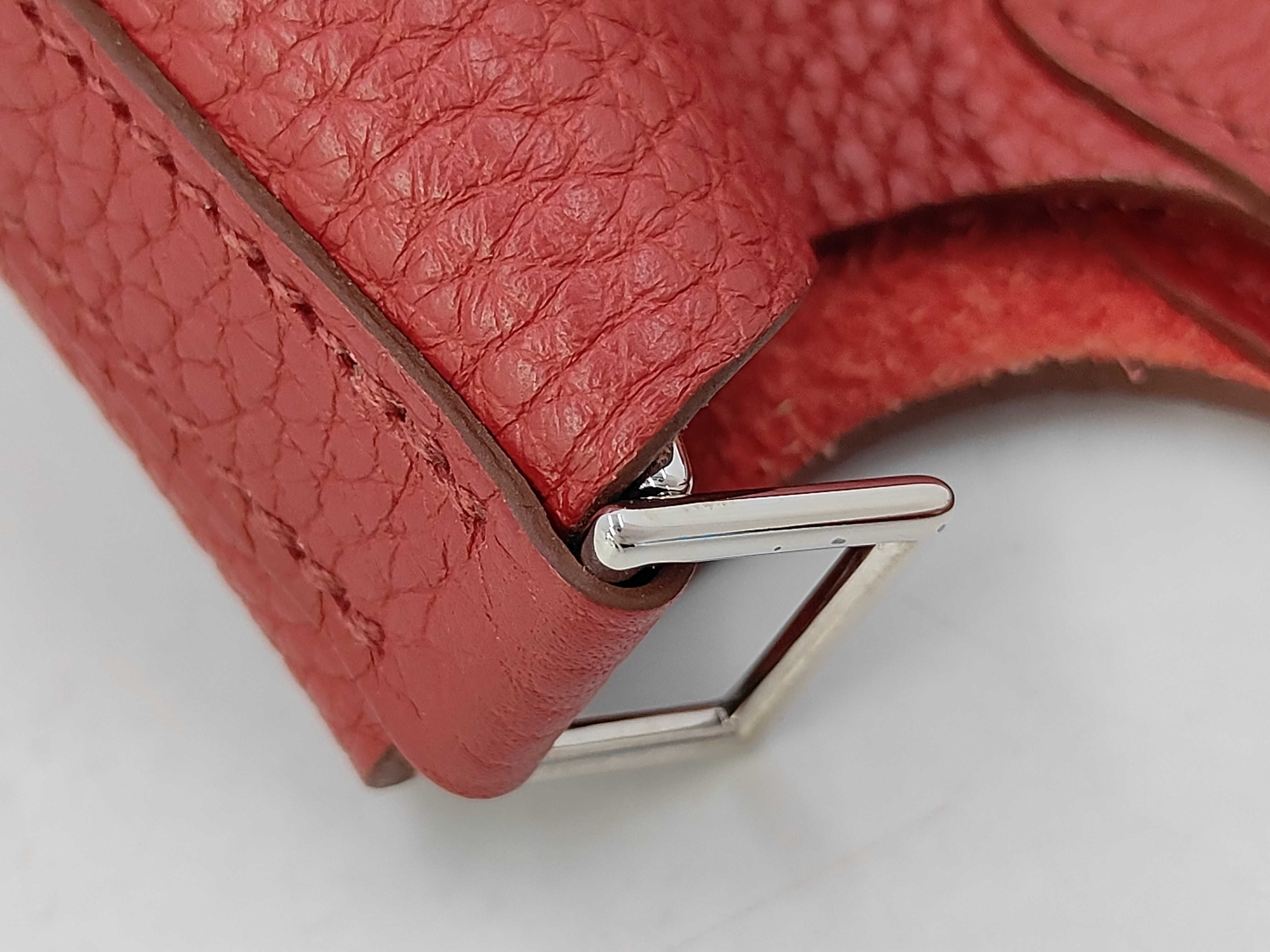 Picotin PM Red Silver Hardware P Handbag — view 7