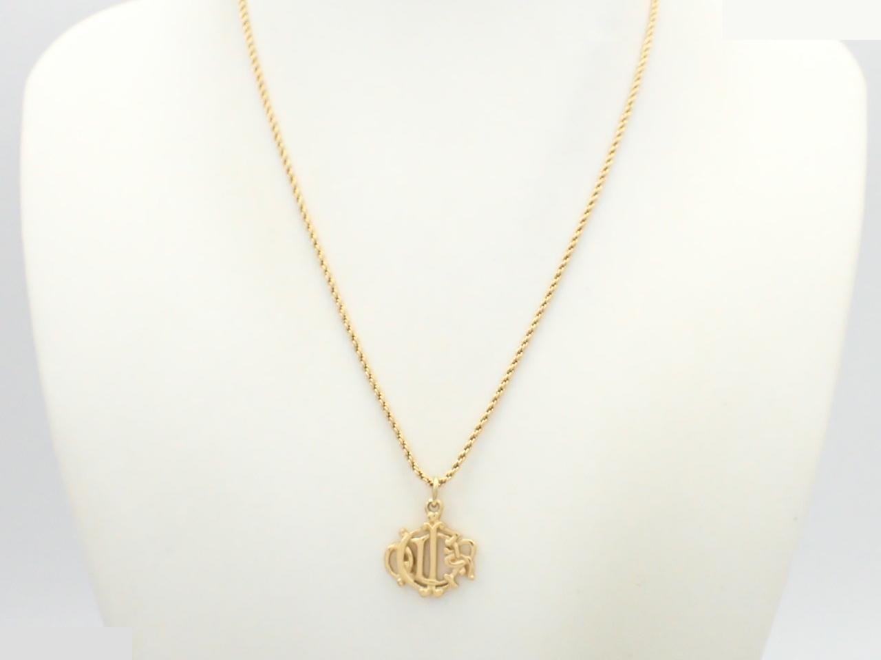 Gold necklace, chain approximately 44cm — view 3
