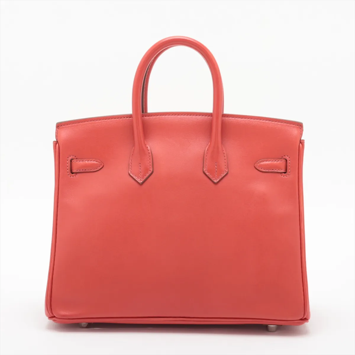 [Individually packaged] Hermes Birkin 25 Letournée Veau Swift Rouge Duchesse Silver Hardware R: 2014 — view 2