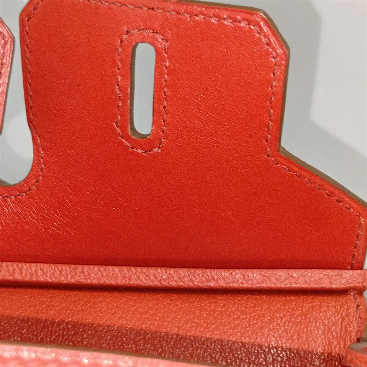 [Individually packaged] Hermes Birkin 25 Letournée Veau Swift Rouge Duchesse Silver Hardware R: 2014 — view 12