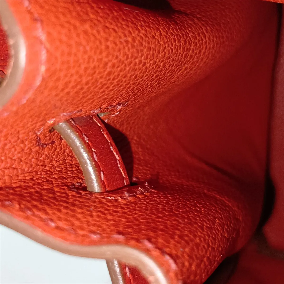 [Individually packaged] Hermes Birkin 25 Letournée Veau Swift Rouge Duchesse Silver Hardware R: 2014 — view 14