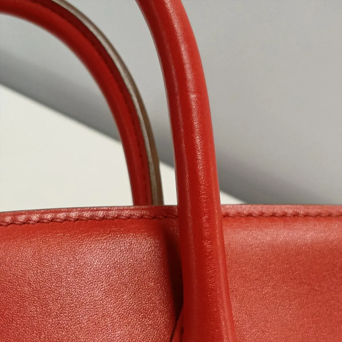 [Individually packaged] Hermes Birkin 25 Letournée Veau Swift Rouge Duchesse Silver Hardware R: 2014 — view 15