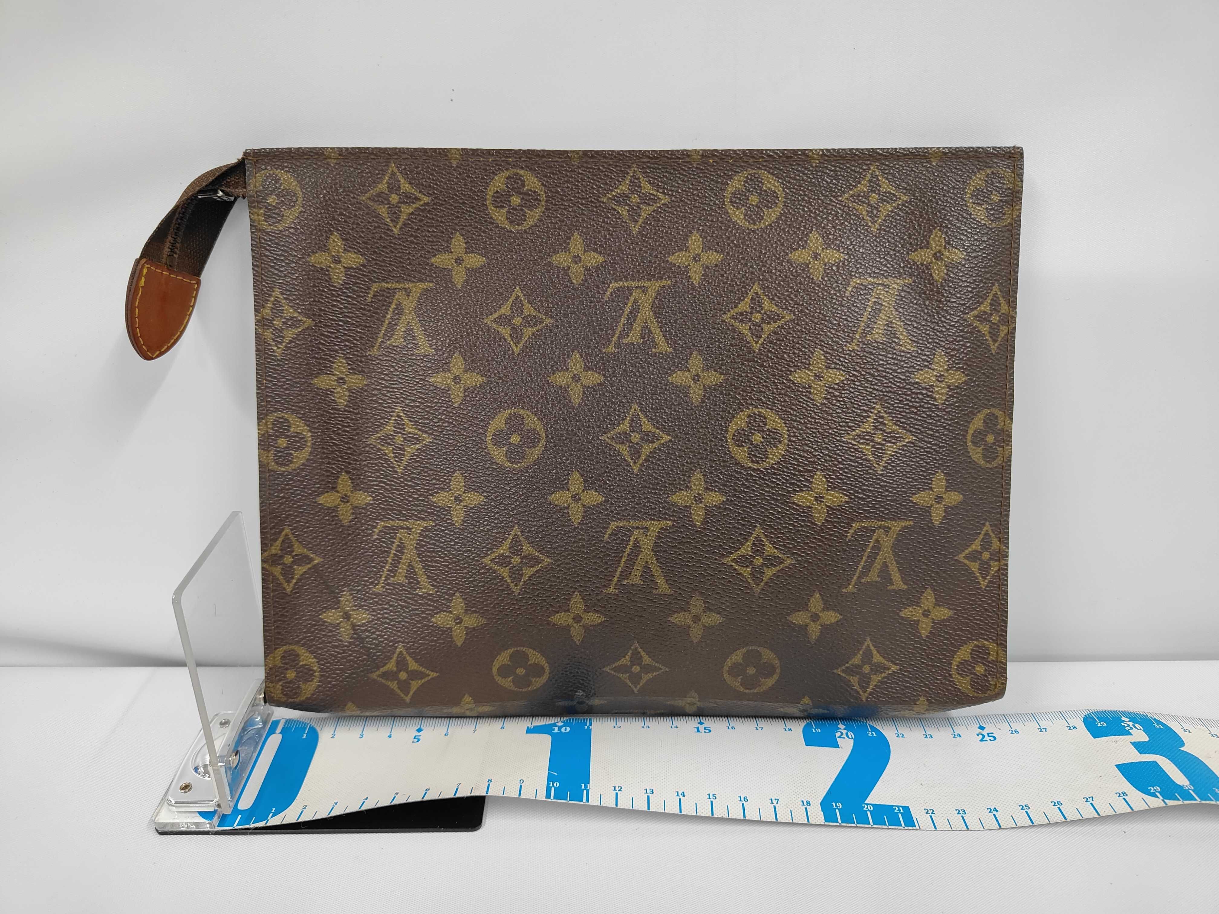 Monogram M47542 Pochette Toilette 26 Pouch Clutch Bag Second Bag — view 2