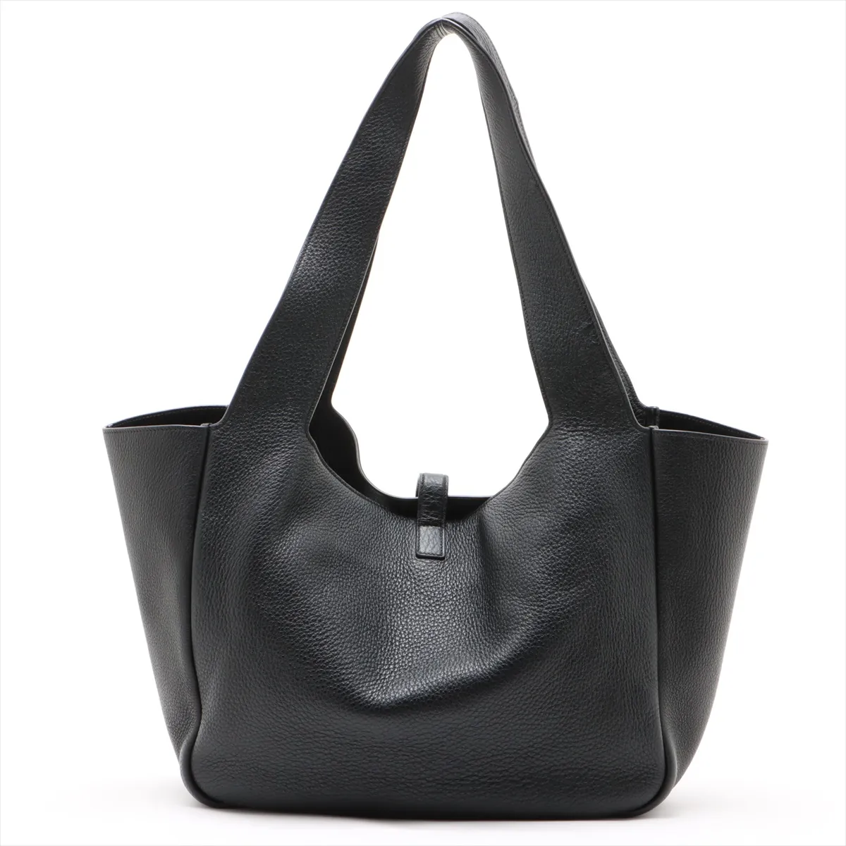 Bear Leather Tote Bag Black 763435 — view 2