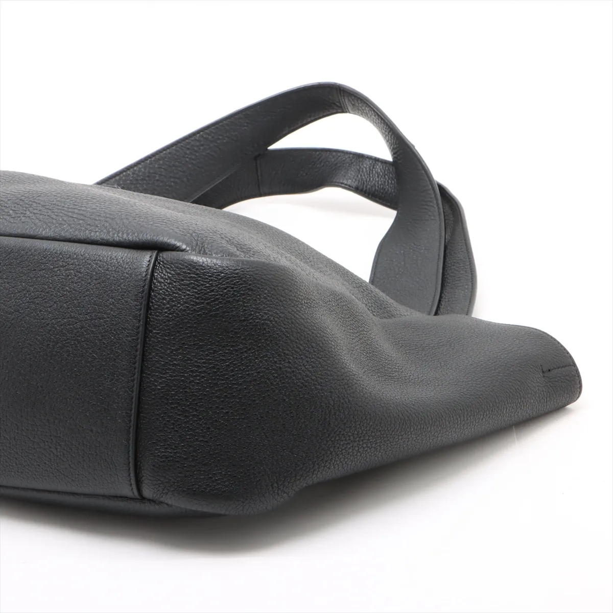 Bear Leather Tote Bag Black 763435 — view 3
