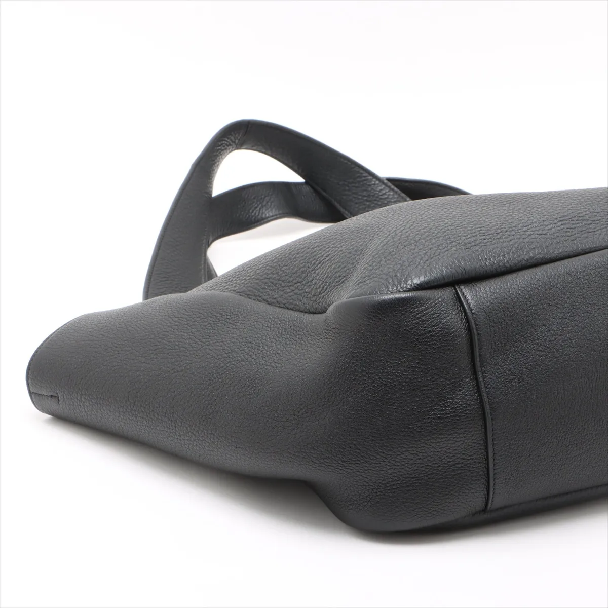Bear Leather Tote Bag Black 763435 — view 4
