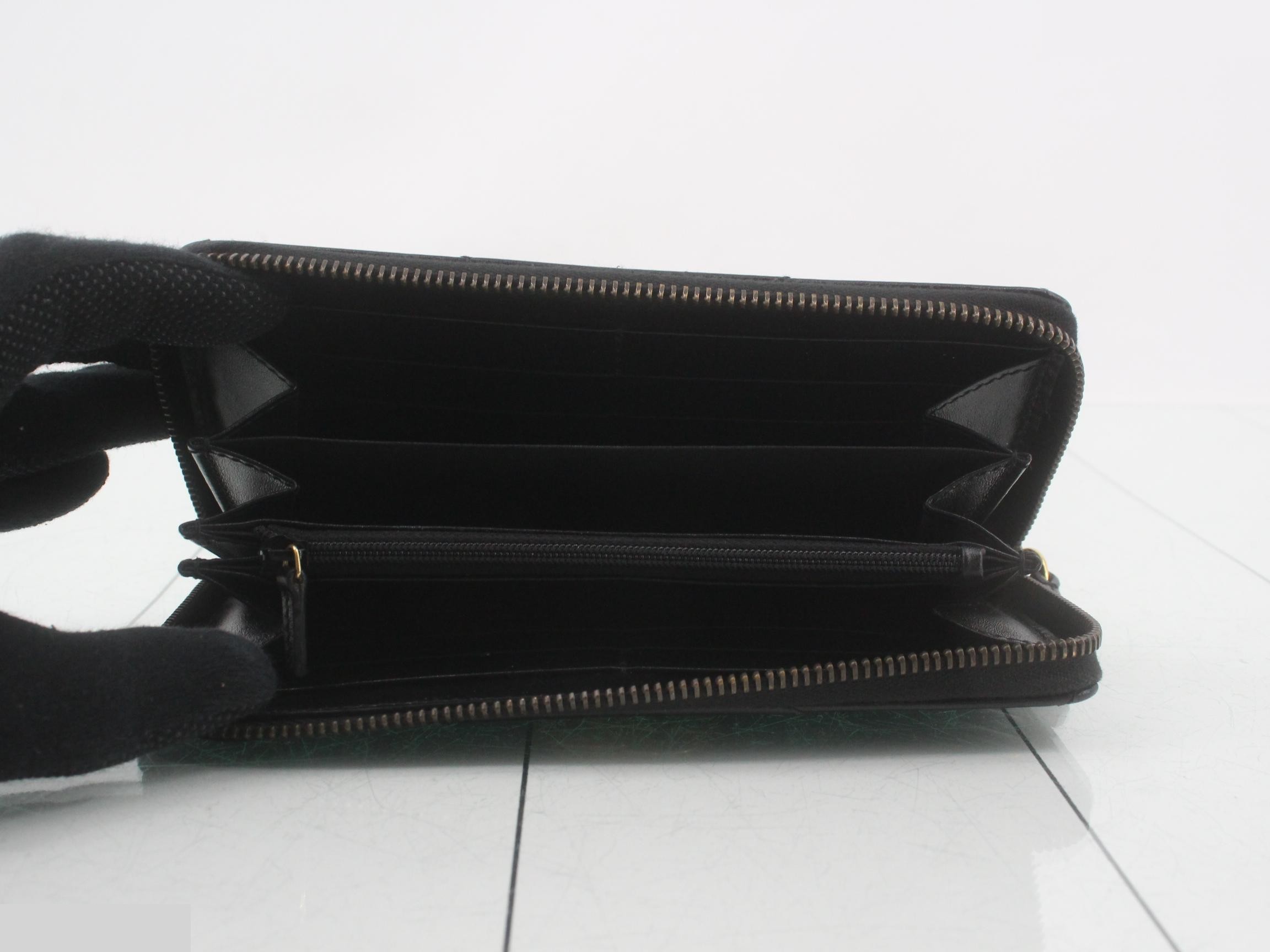 GG Marmont Long Wallet 443123 Black — view 4