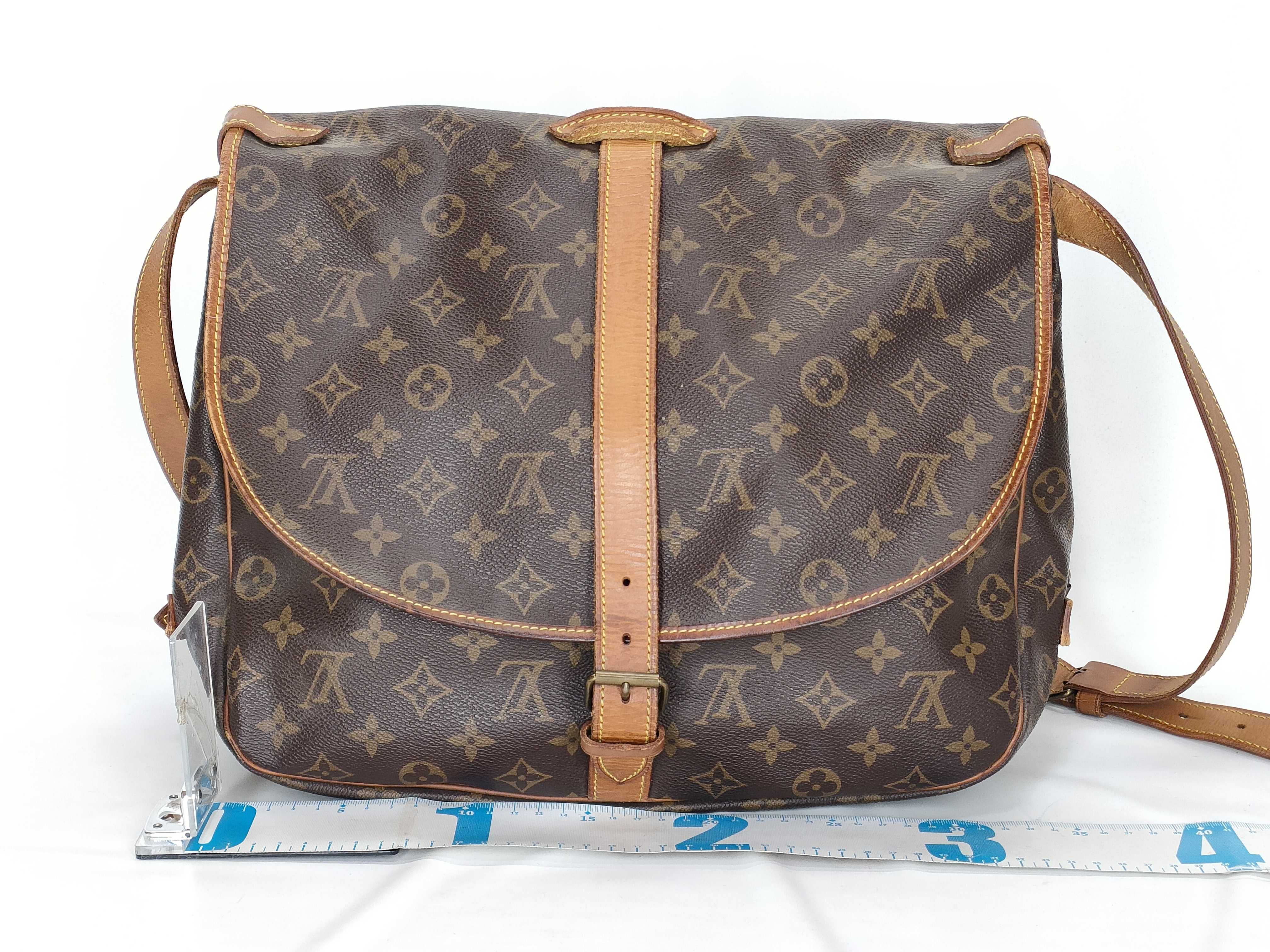 Monogram Louis Vuitton Saumur Shoulder Bag — view 2