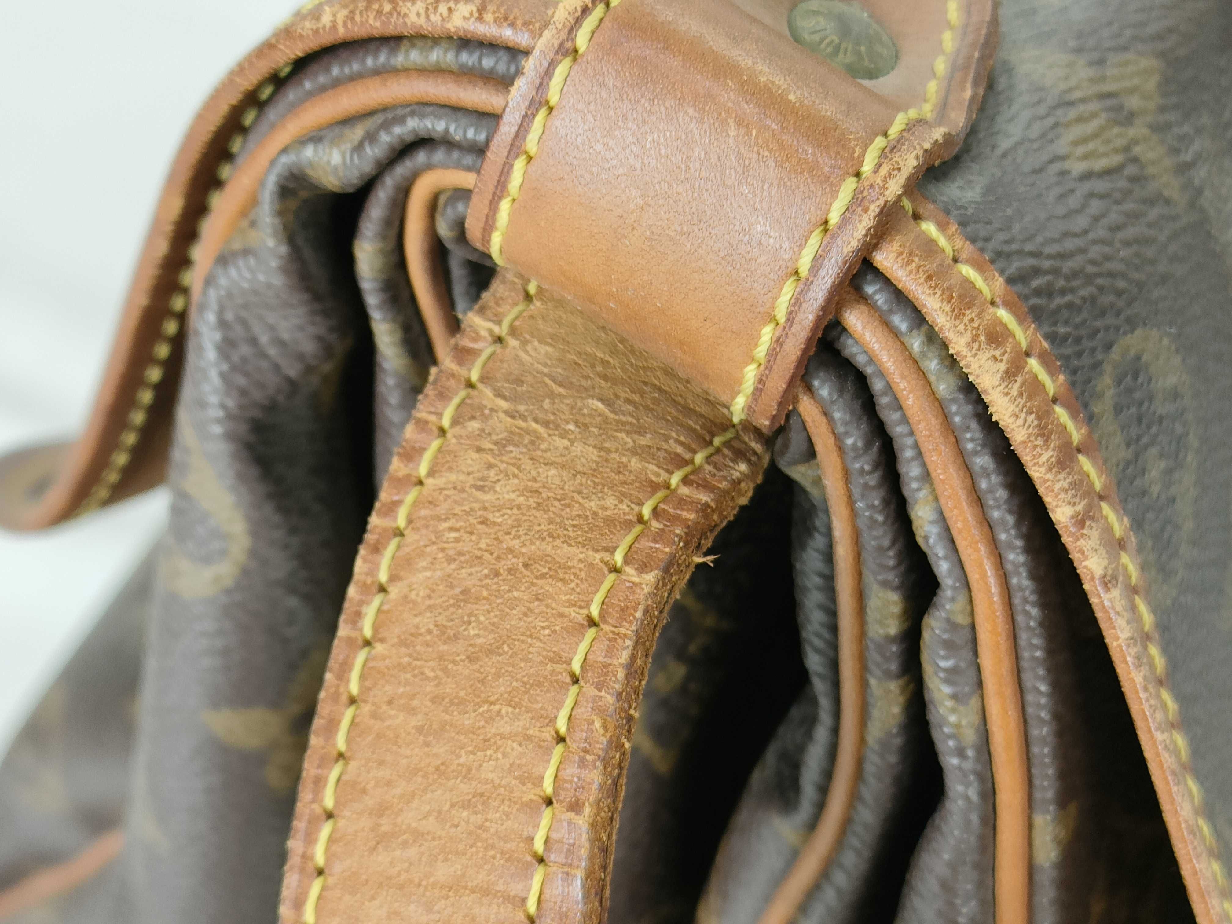 Monogram Louis Vuitton Saumur Shoulder Bag — view 5
