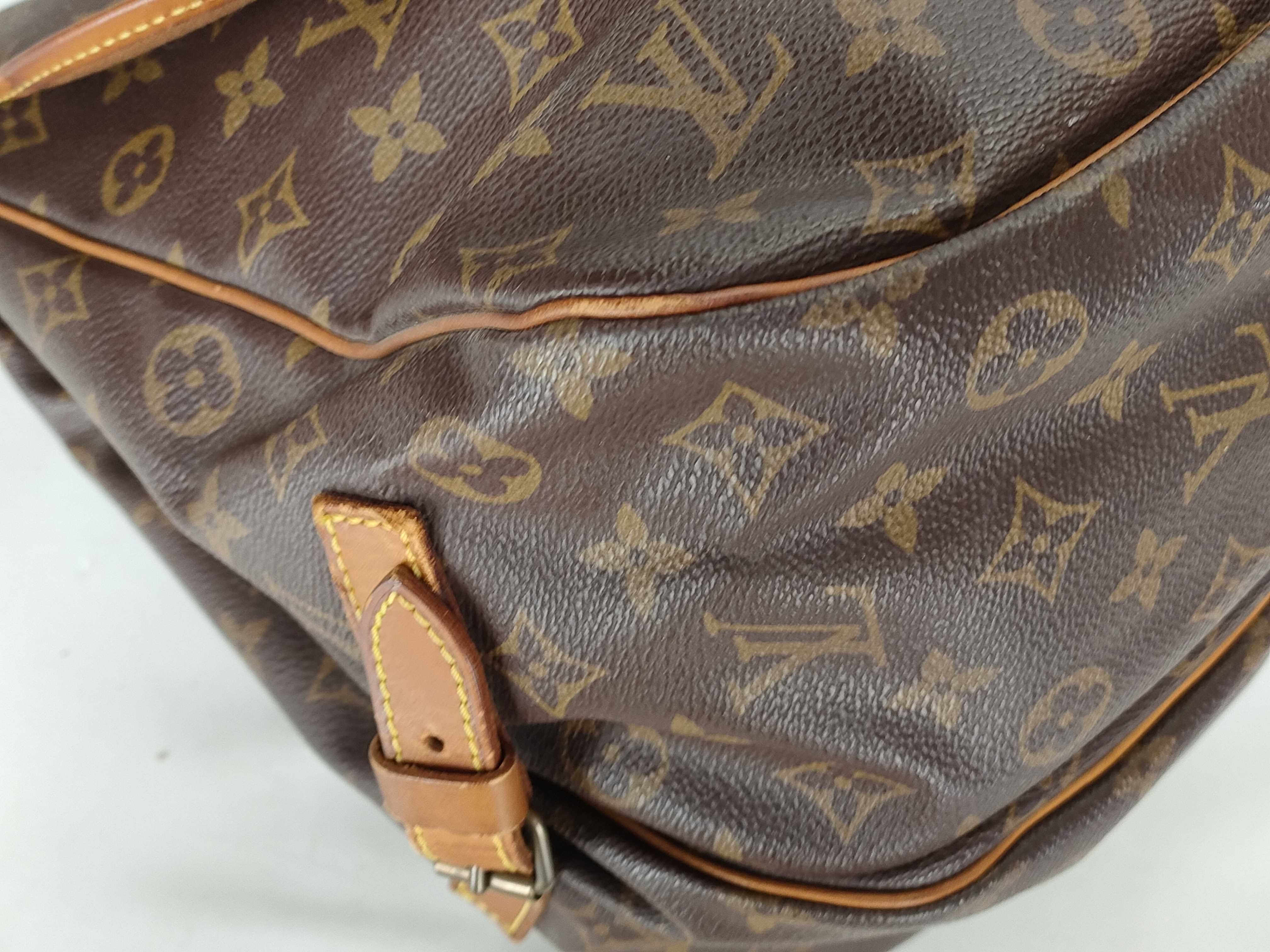 Monogram Louis Vuitton Saumur Shoulder Bag — view 6