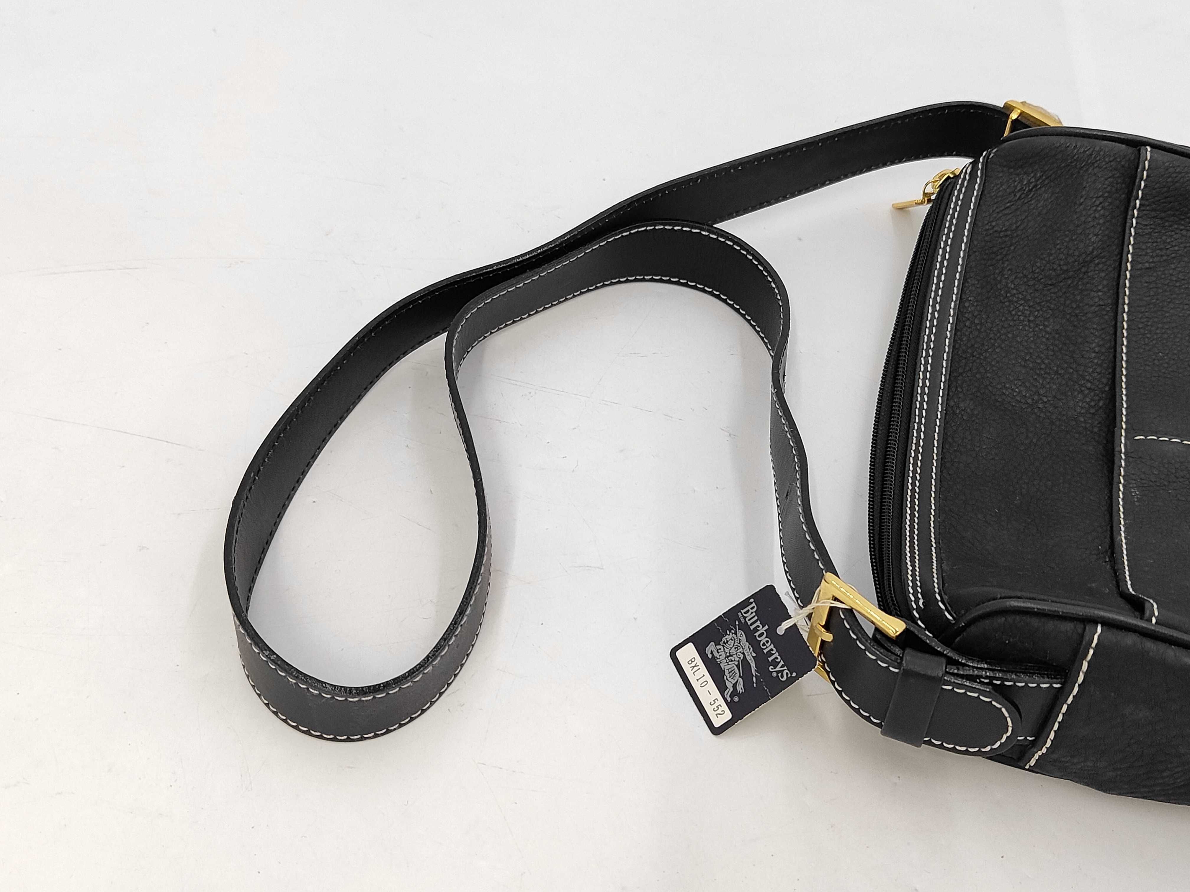 Leather Nova Check Shoulder Bag — view 5