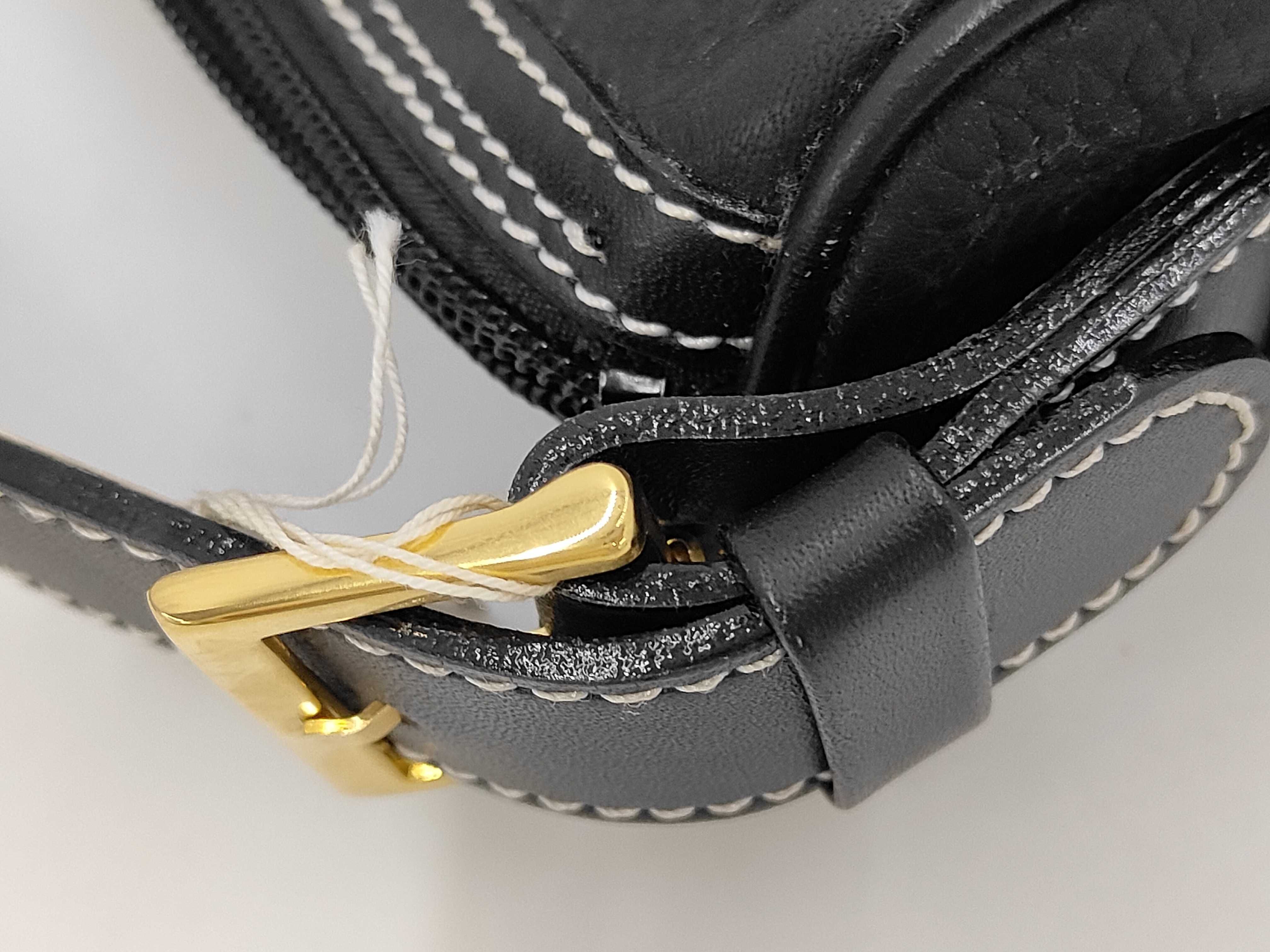 Leather Nova Check Shoulder Bag — view 7