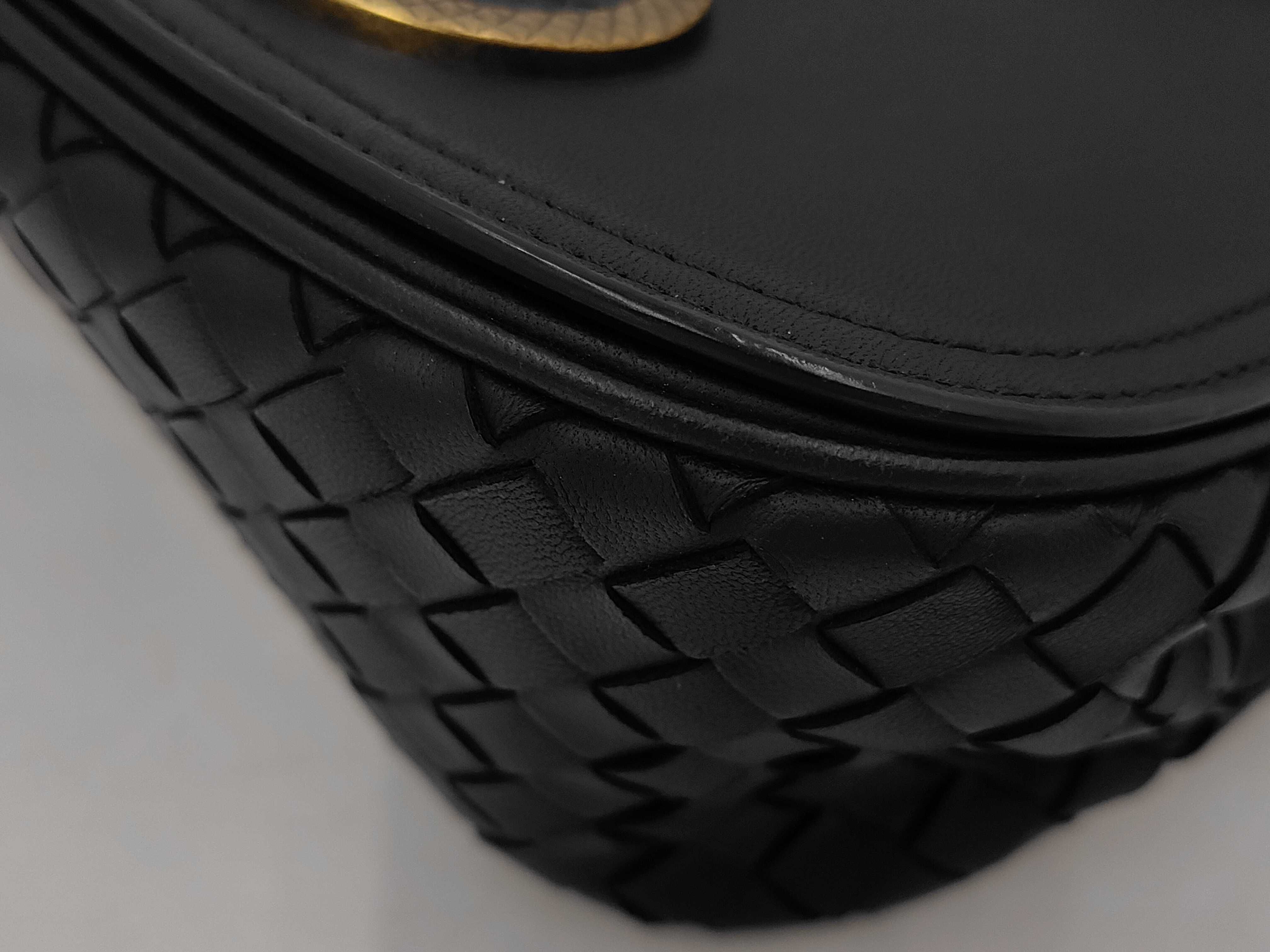 Intrecciato BV Luna Shoulder Bag — view 3
