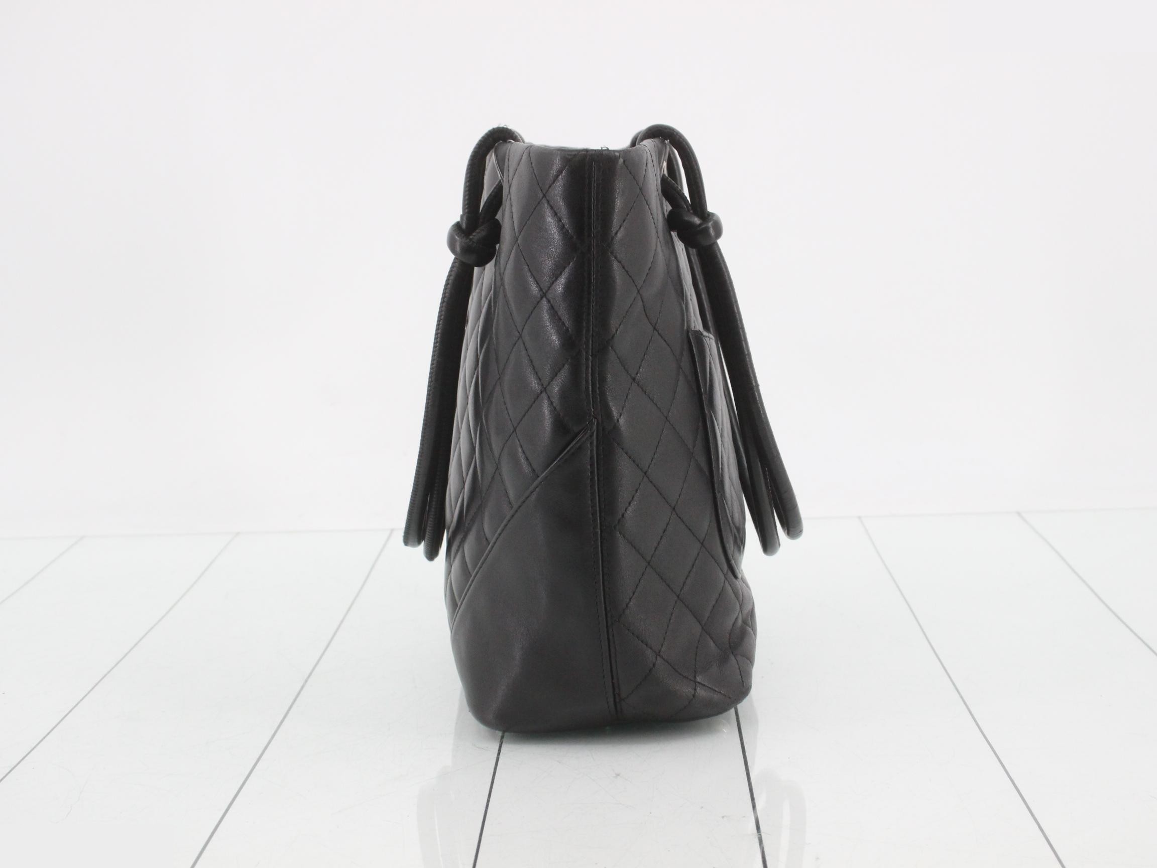 Cambon Mini Lamb Tote Bag (with sticker) — view 3