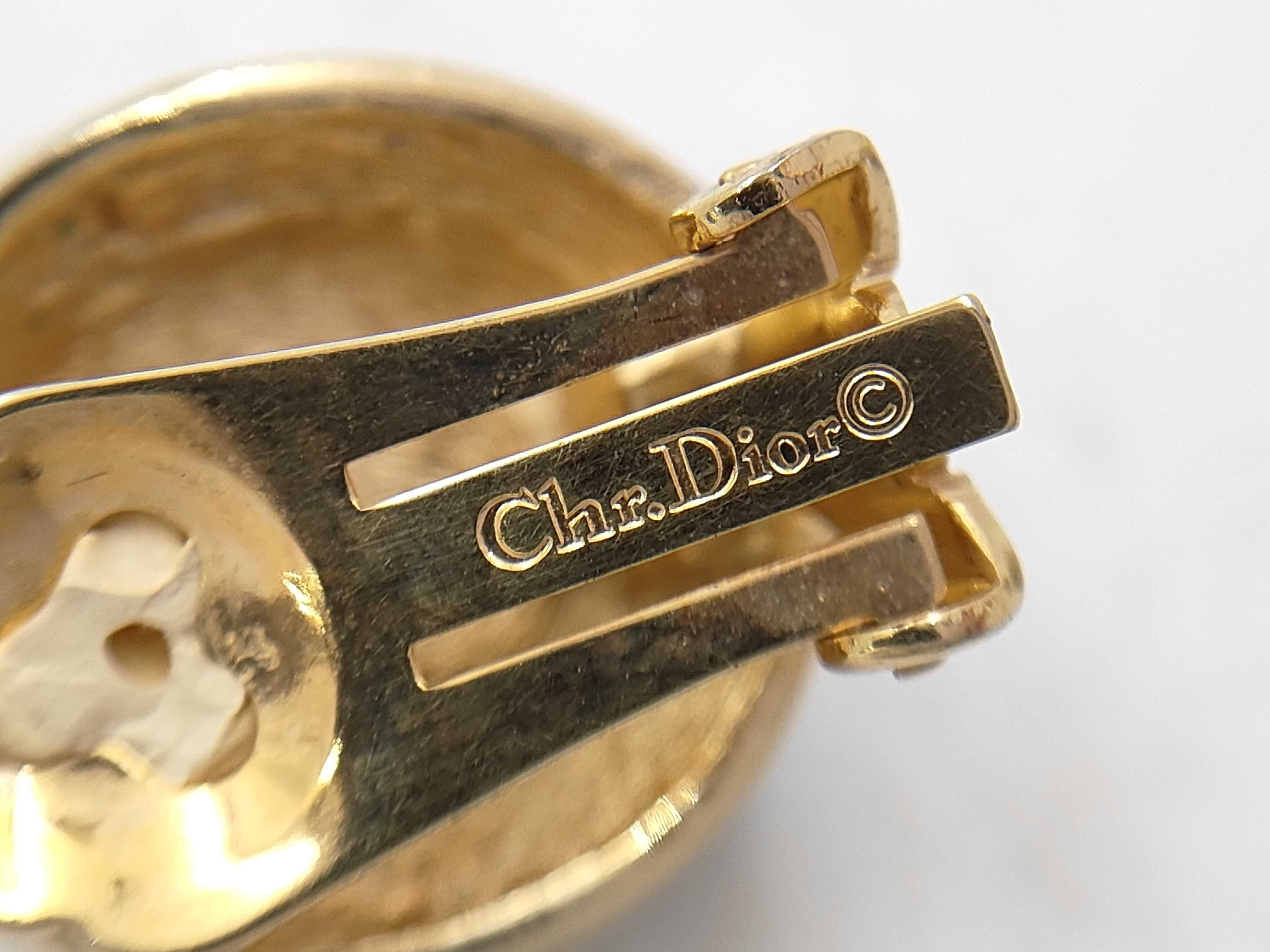 Gold Rhinestone Earrings — view 5