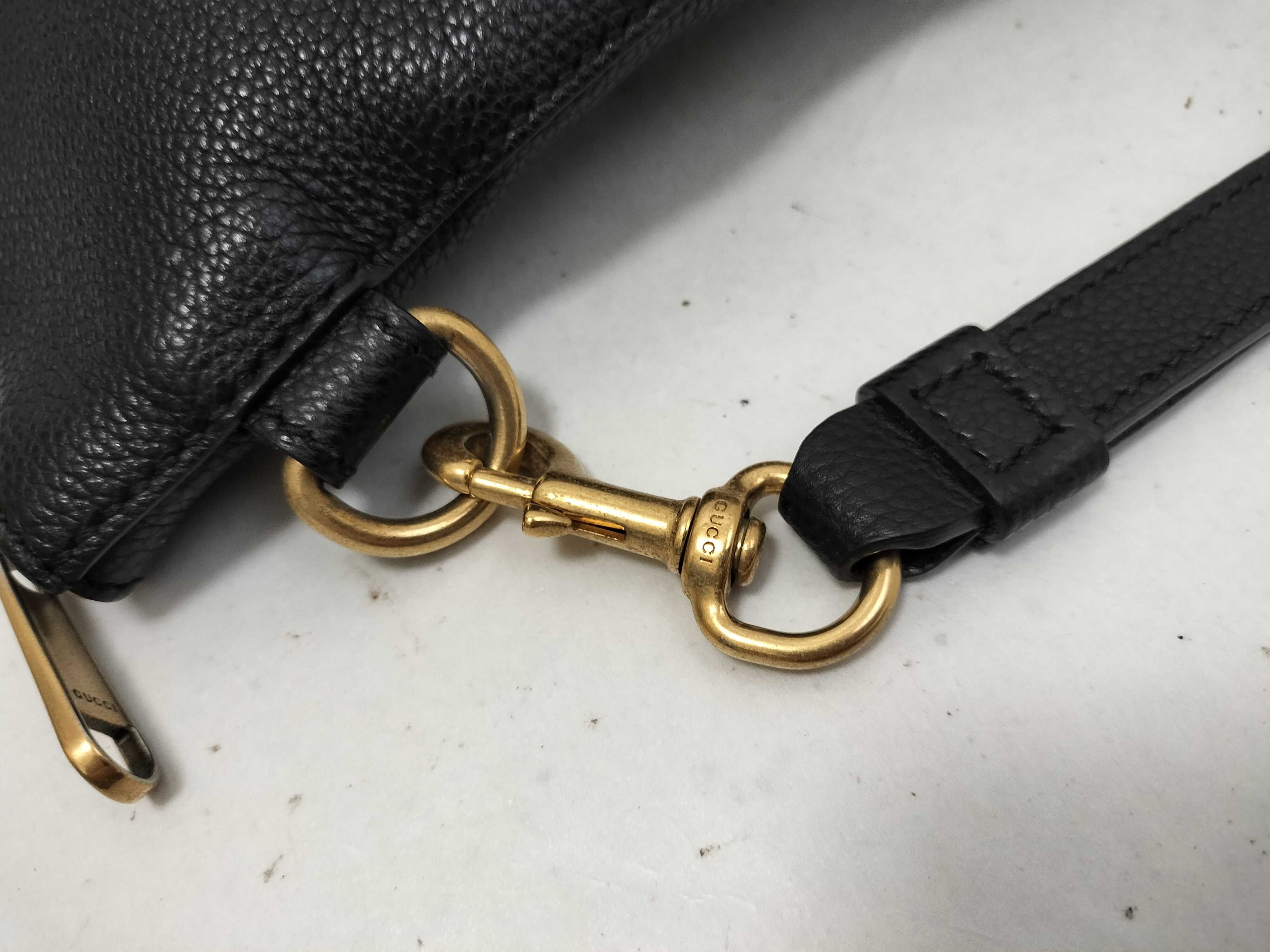 logo print clutch bag — view 5