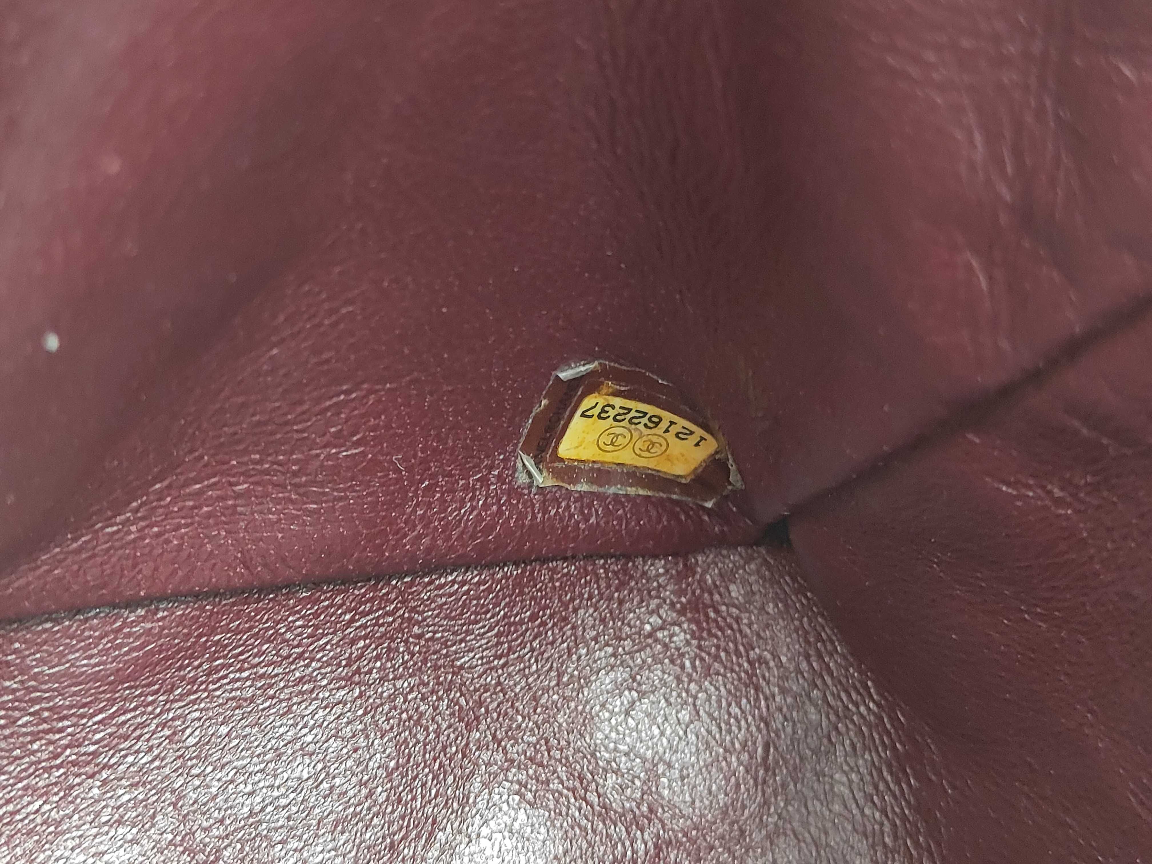 Mini Matelassé Single Chain Shoulder Bag, Size 17, Navy Lambskin, Item No. 12, A35200 — view 11