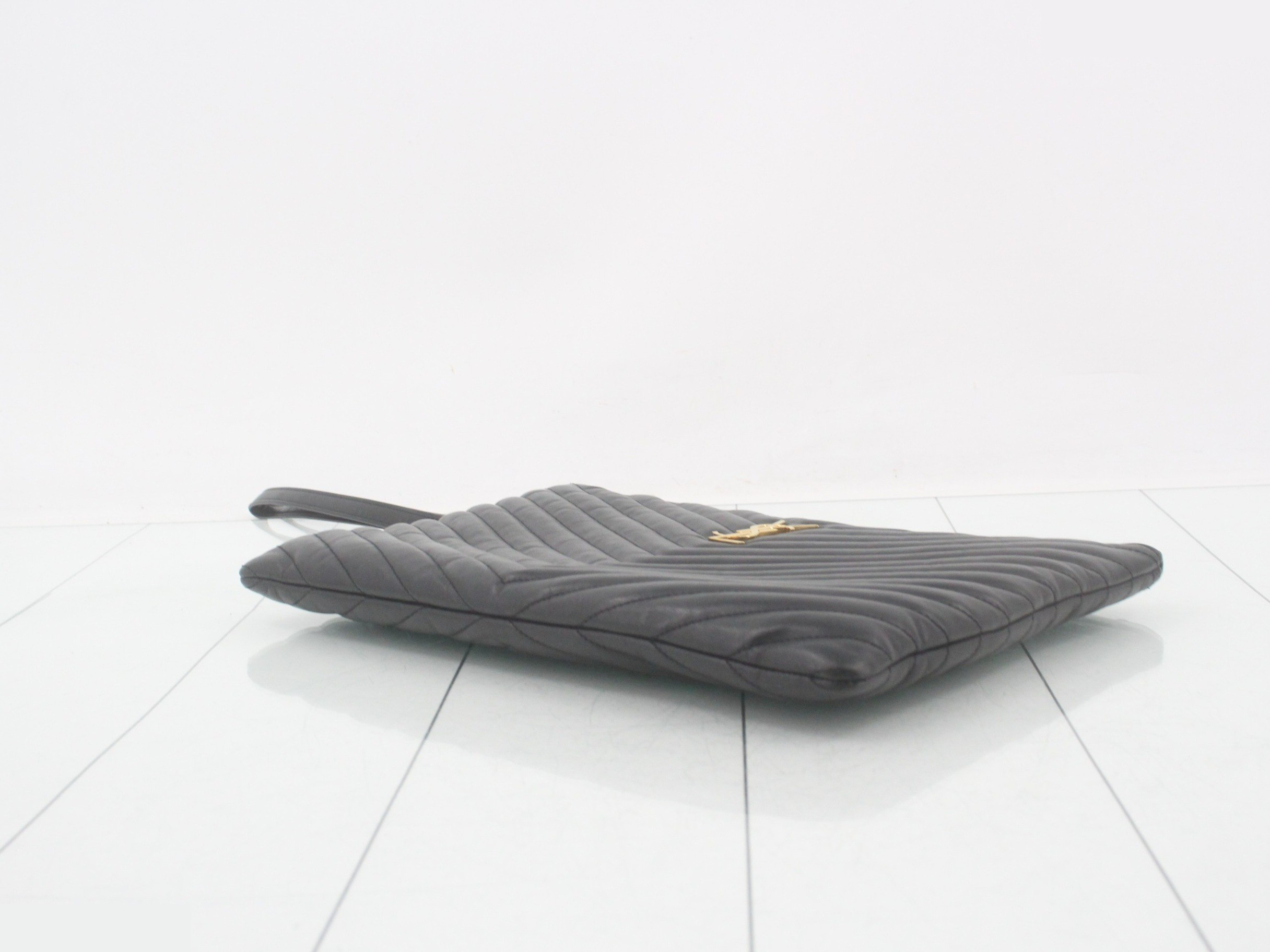 V-stitch clutch bag — view 6