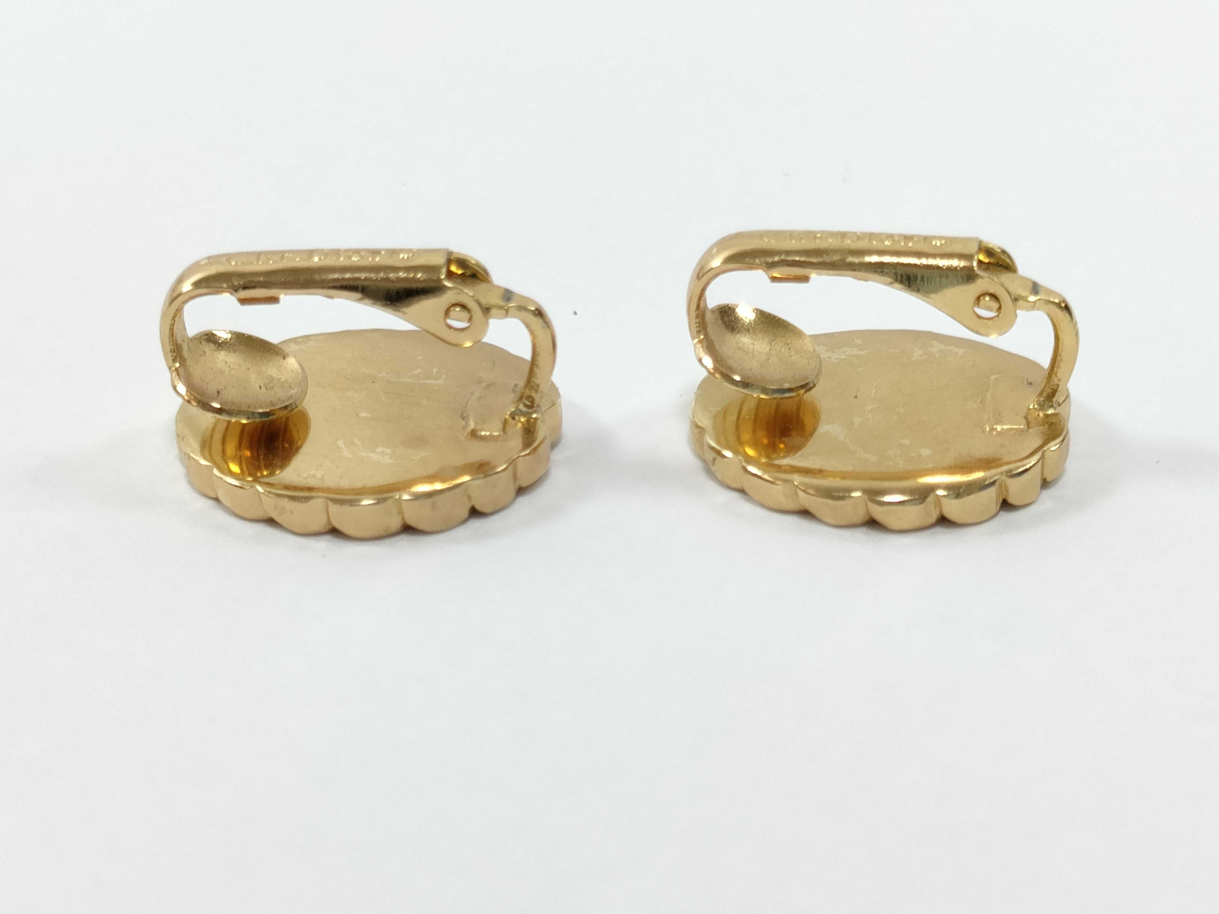 earrings, gold earrings — view 3
