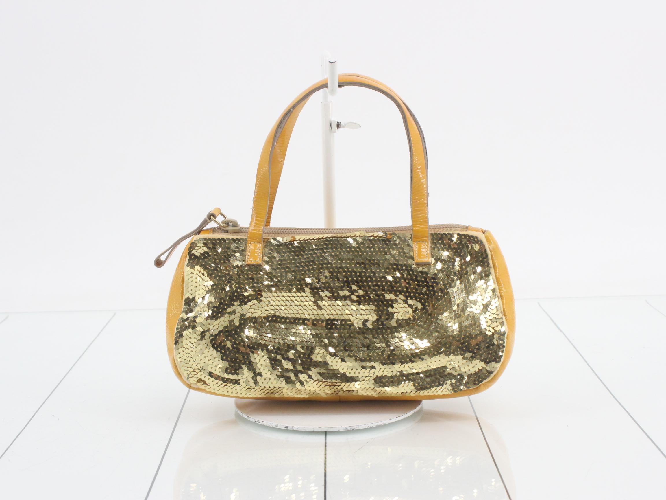 Archive sequin handbag