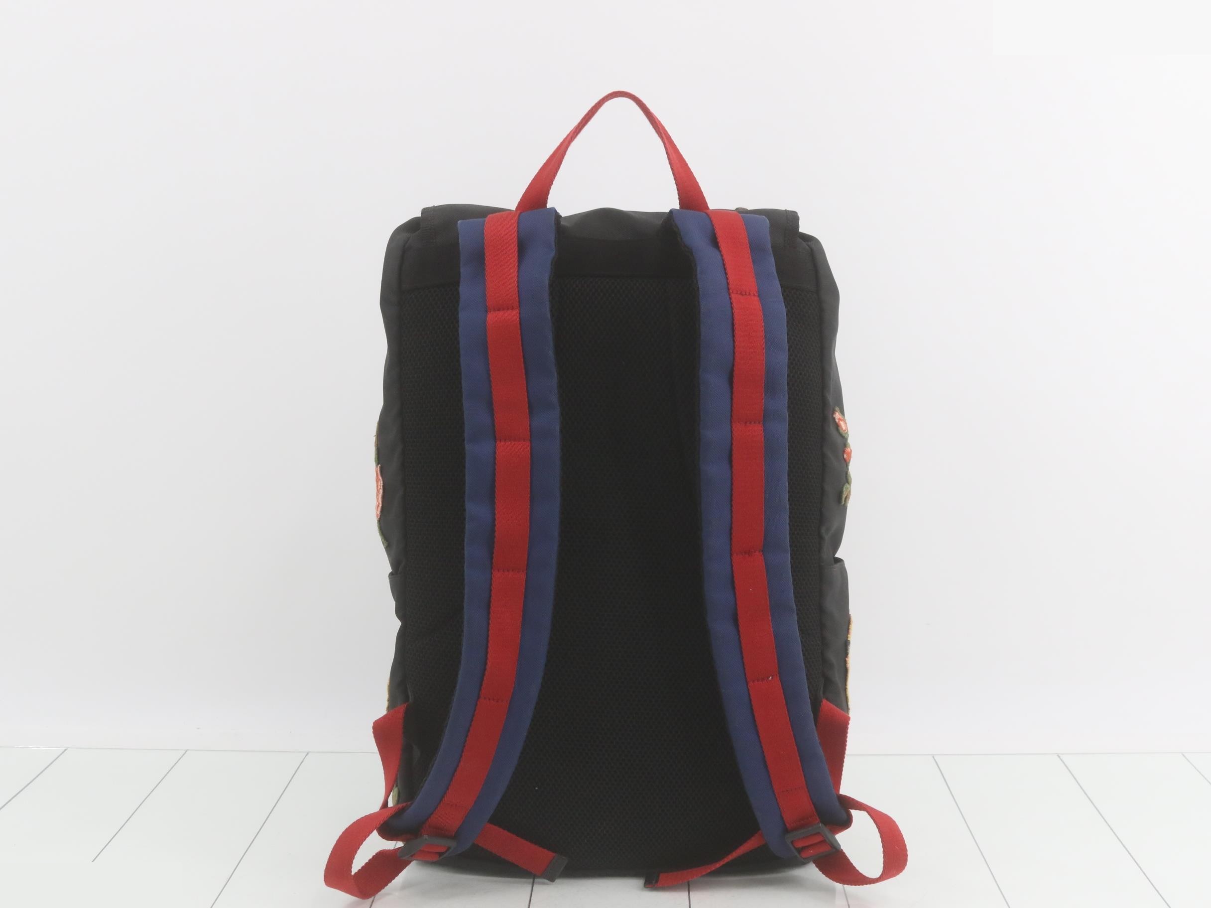 Technocanvas Embroidery Tiger Head Backpack — view 2