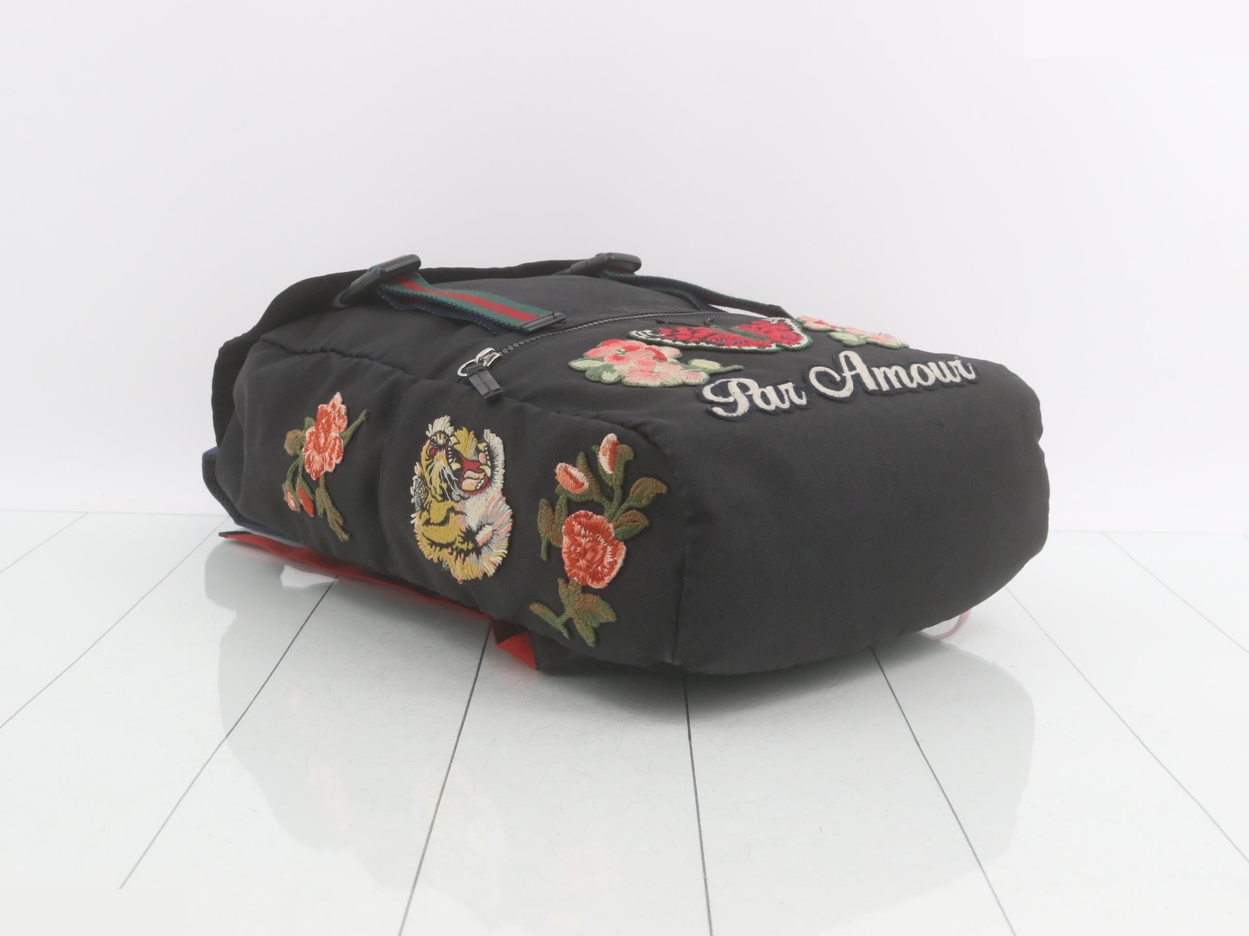 Technocanvas Embroidery Tiger Head Backpack — view 5