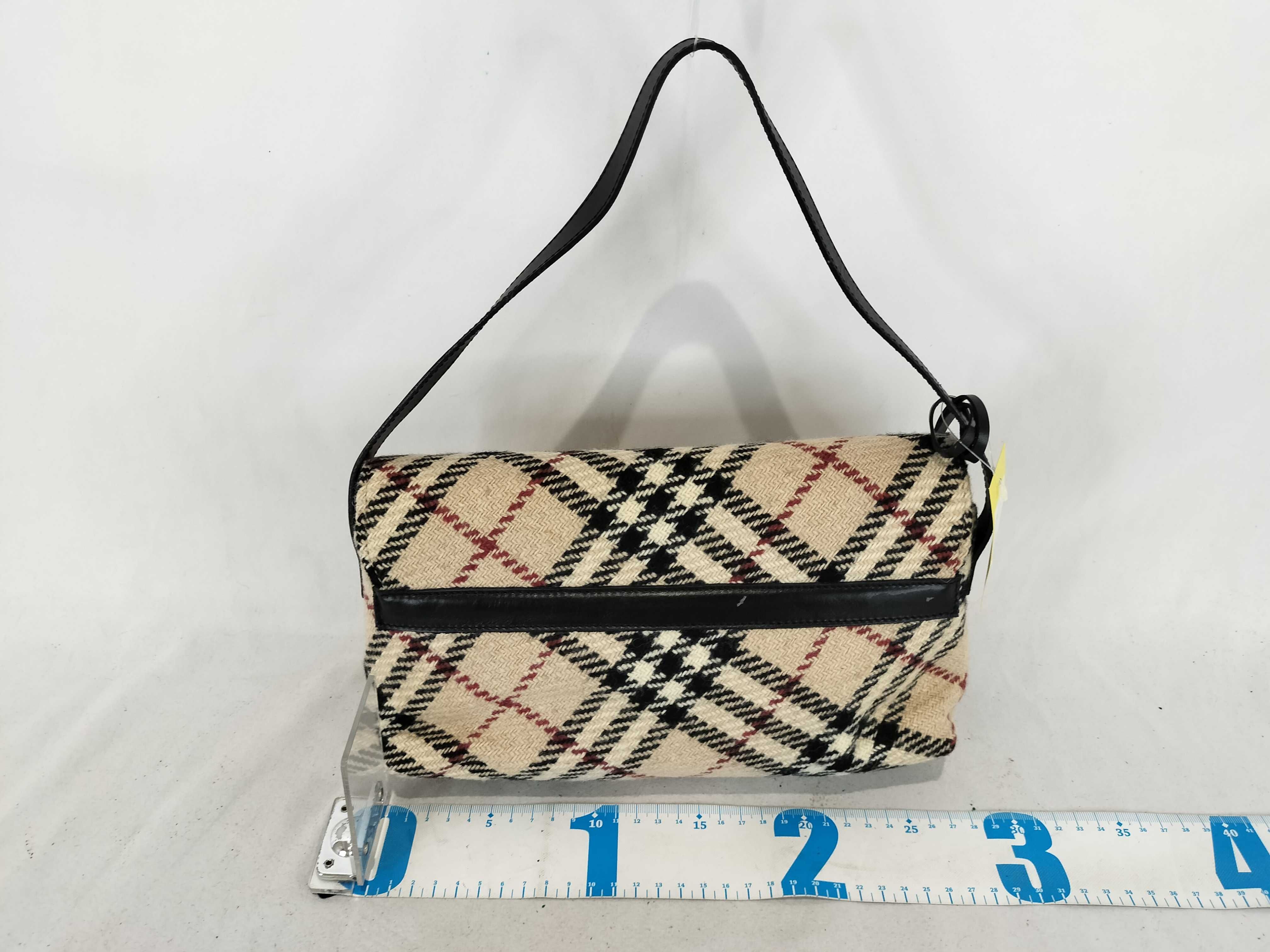 Nova Check Wool Bag Handbag — view 2