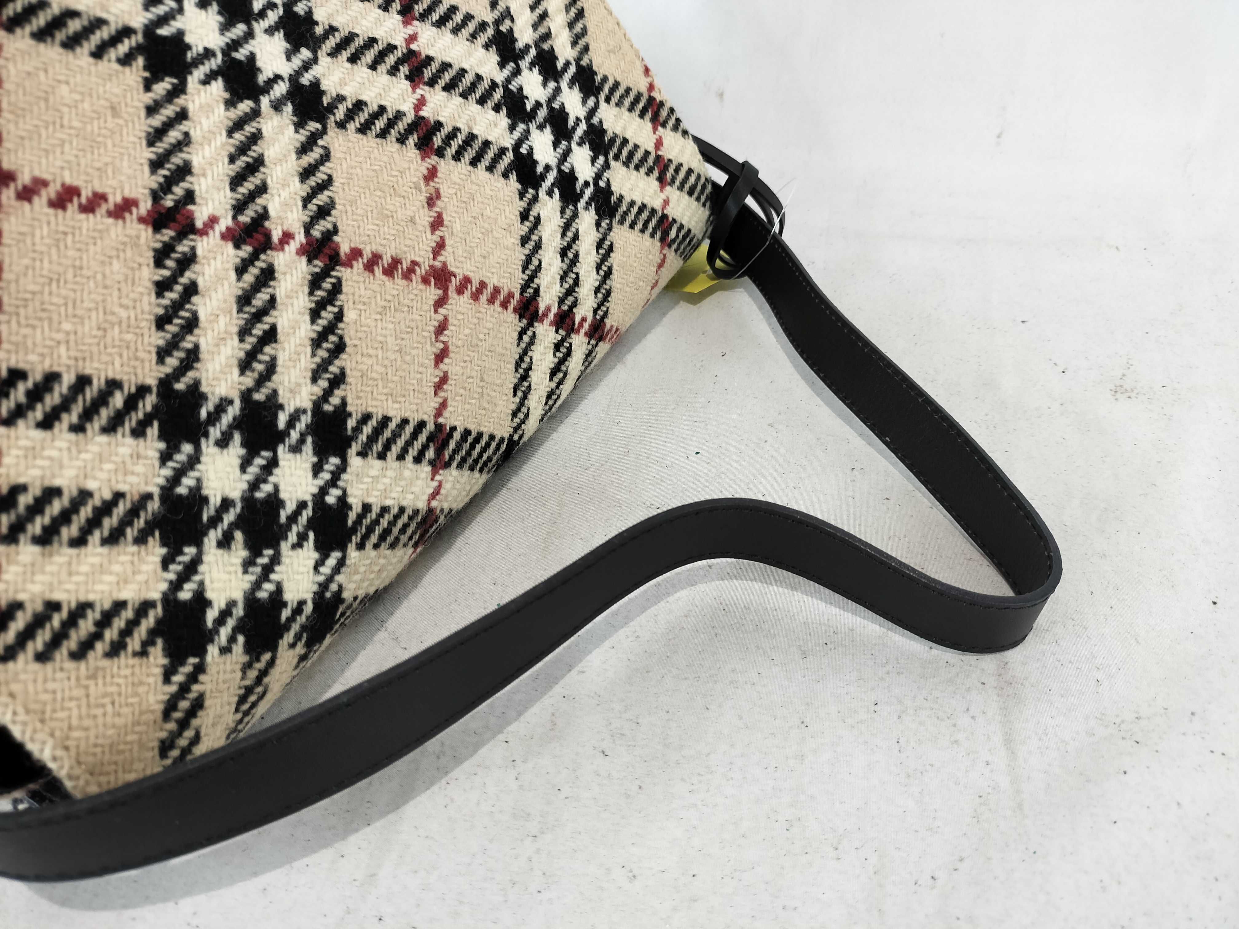 Nova Check Wool Bag Handbag — view 3