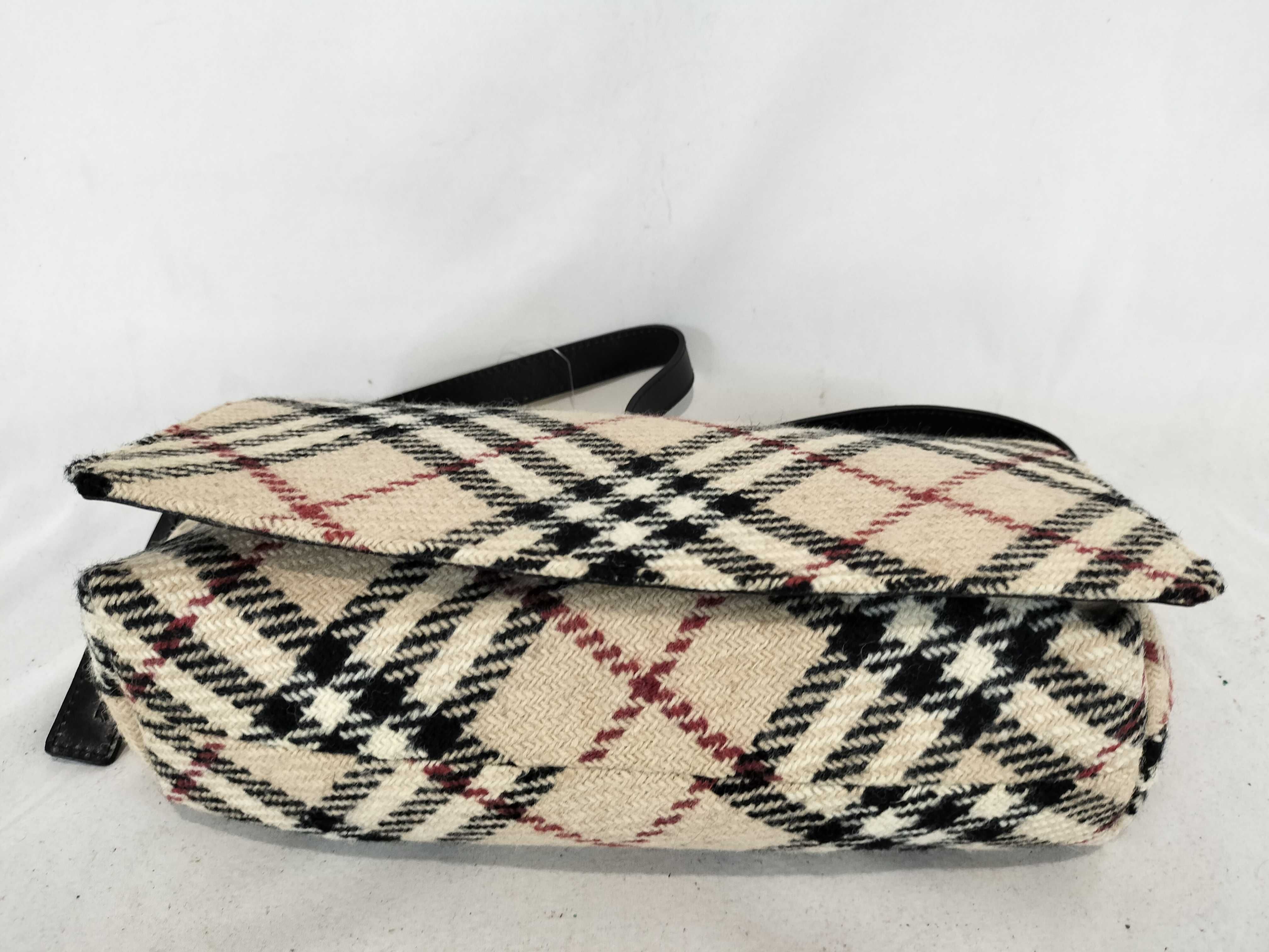 Nova Check Wool Bag Handbag — view 7