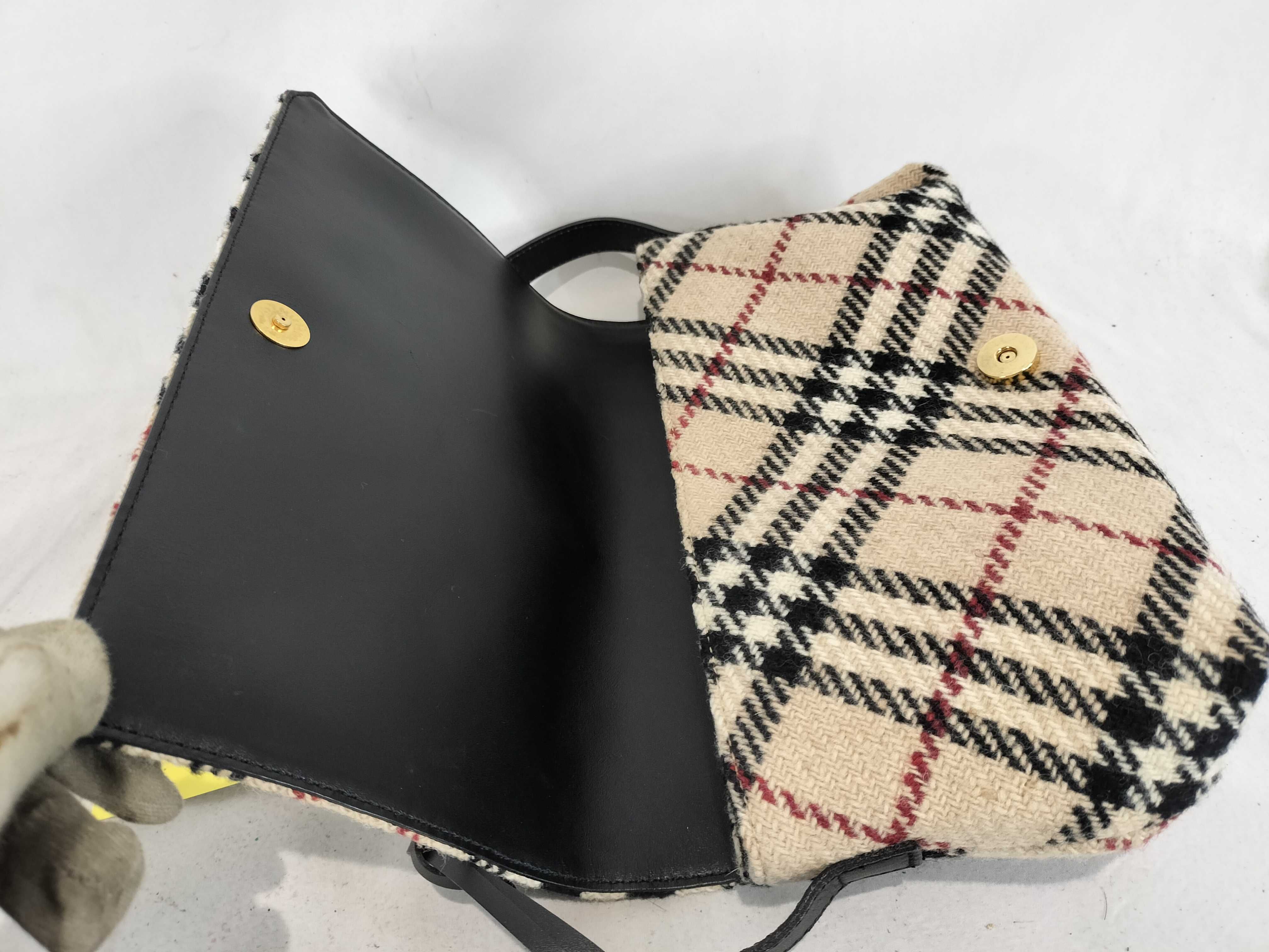 Nova Check Wool Bag Handbag — view 8