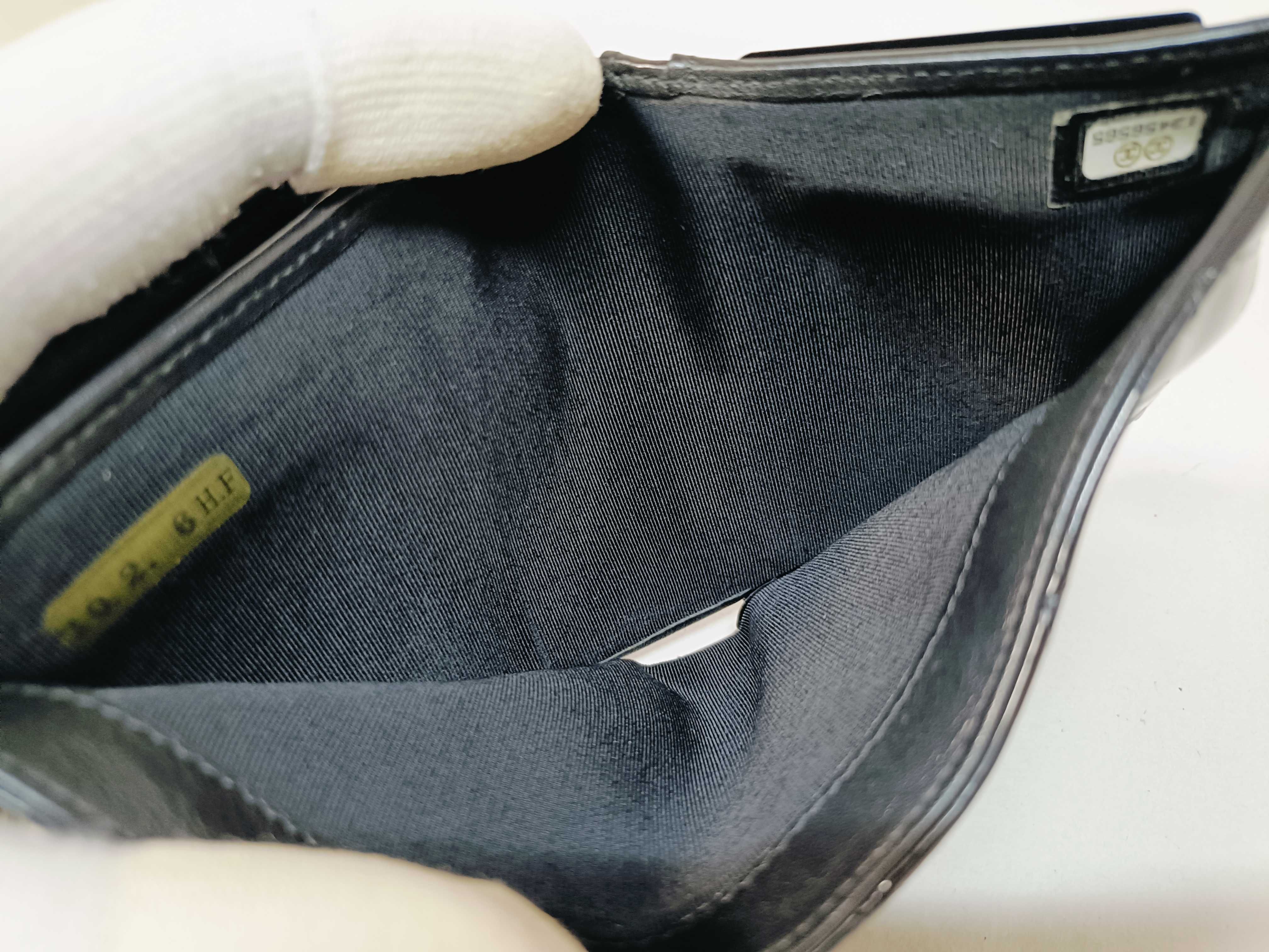 Matelassé Patent Leather Wallet — view 15