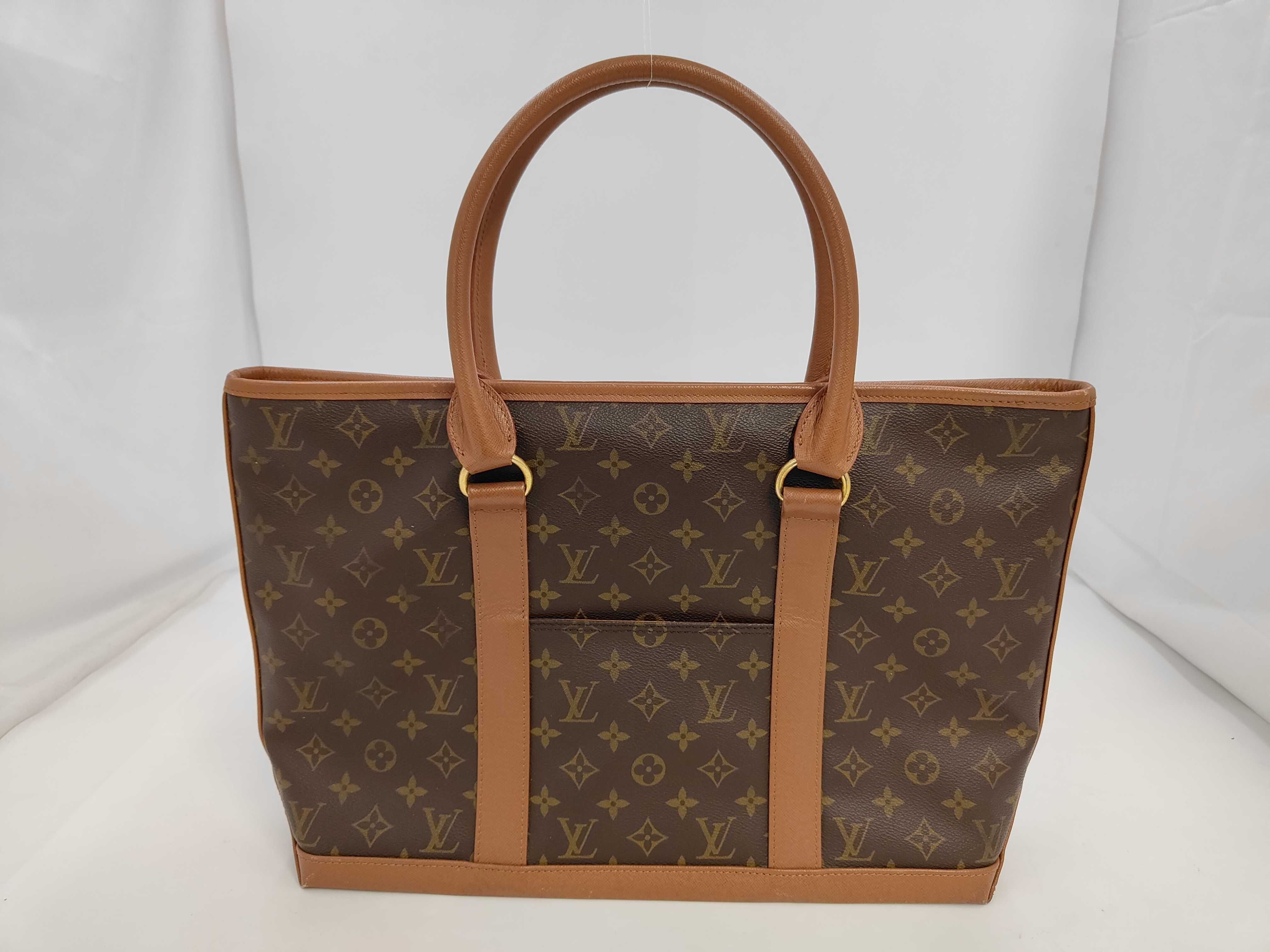 Monogram Louis Vuitton M42425 Sac Weekend PM TH0945 Tote Bag Monogram Tote Bag