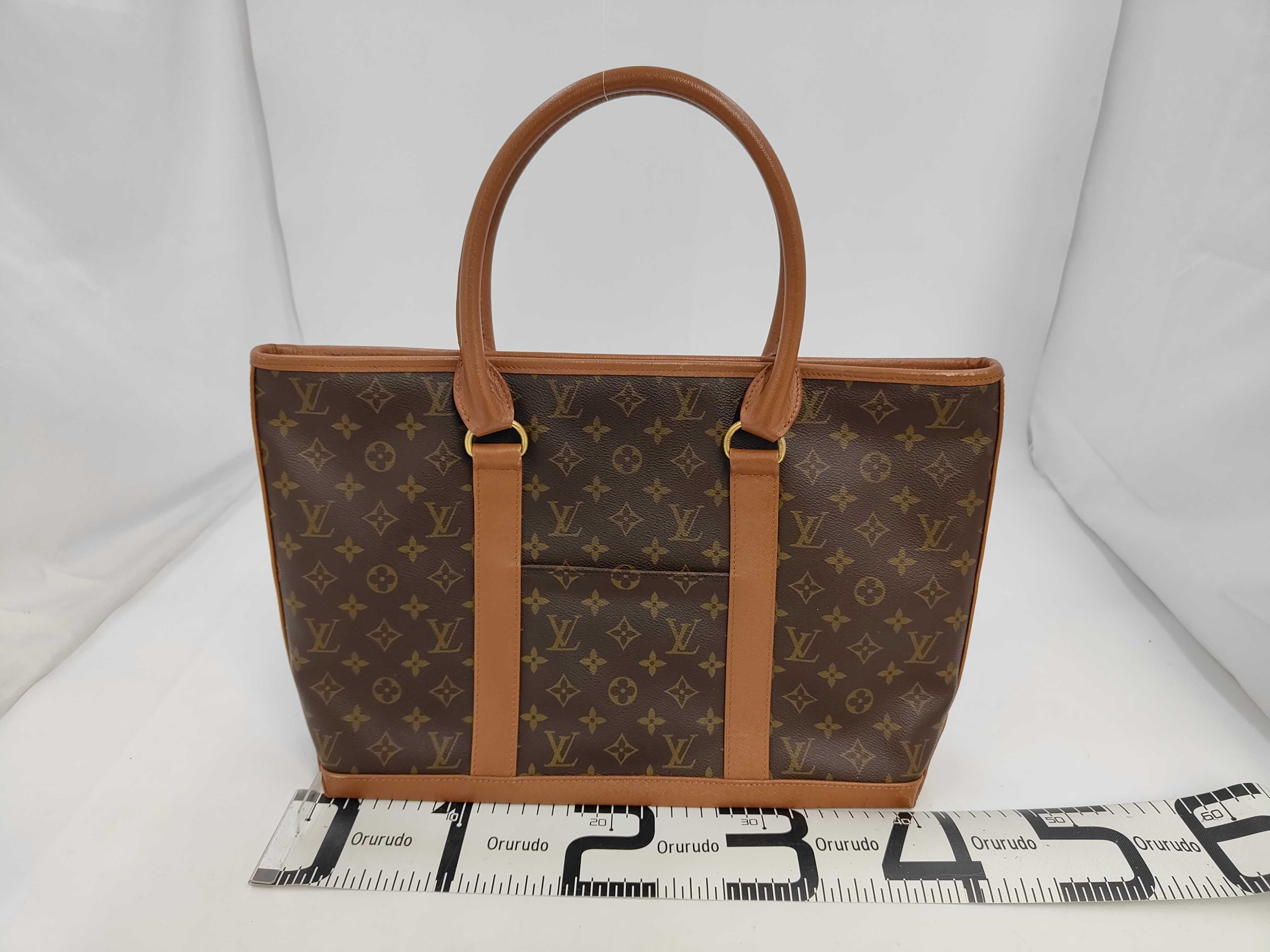 Monogram Louis Vuitton M42425 Sac Weekend PM TH0945 Tote Bag Monogram Tote Bag — view 2