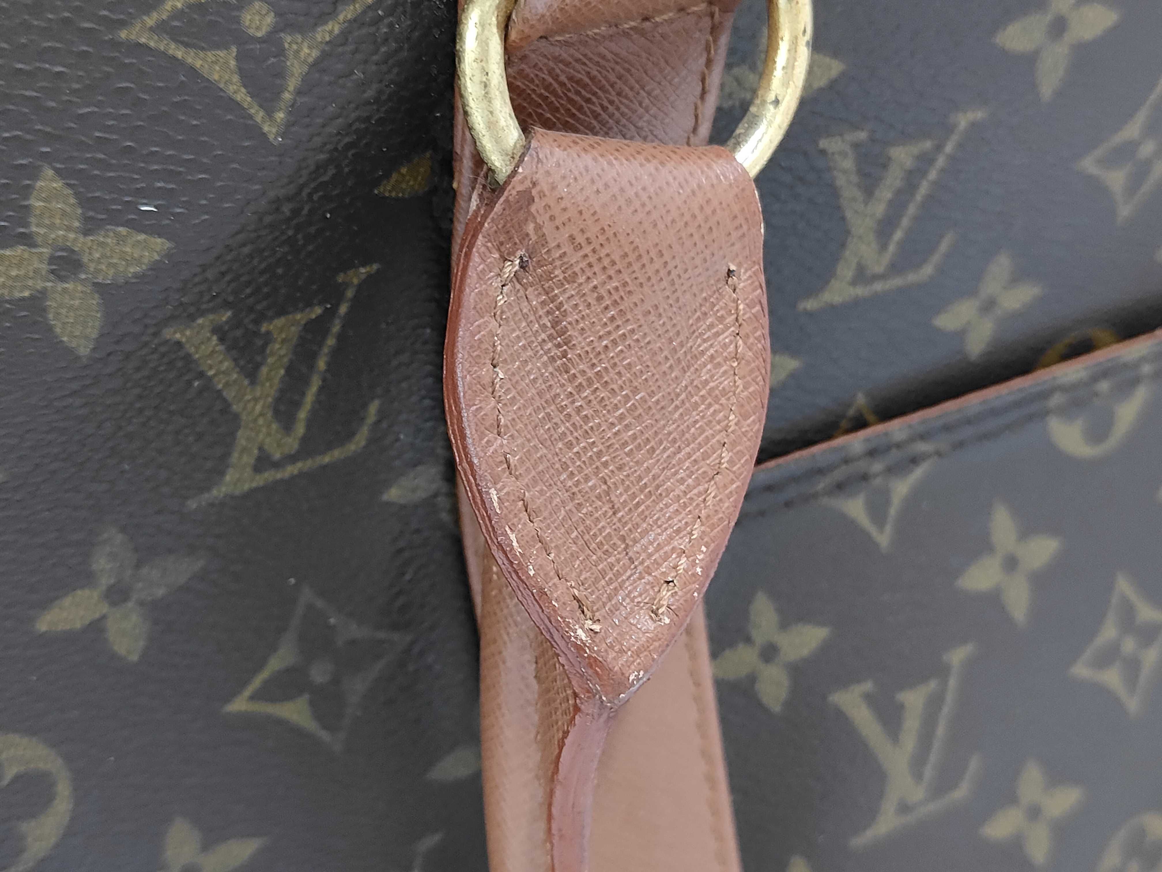 Monogram Louis Vuitton M42425 Sac Weekend PM TH0945 Tote Bag Monogram Tote Bag — view 12