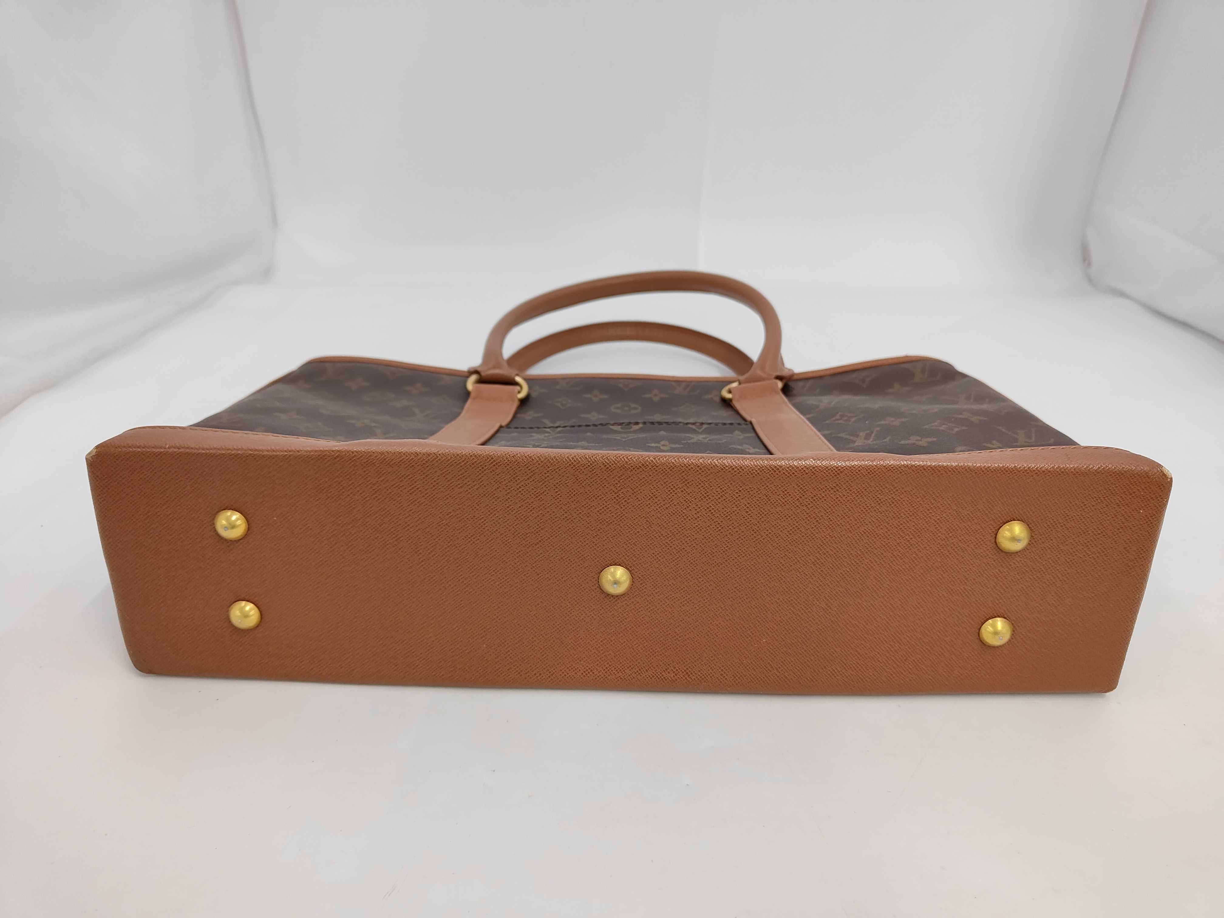 Monogram Louis Vuitton M42425 Sac Weekend PM TH0945 Tote Bag Monogram Tote Bag — view 3