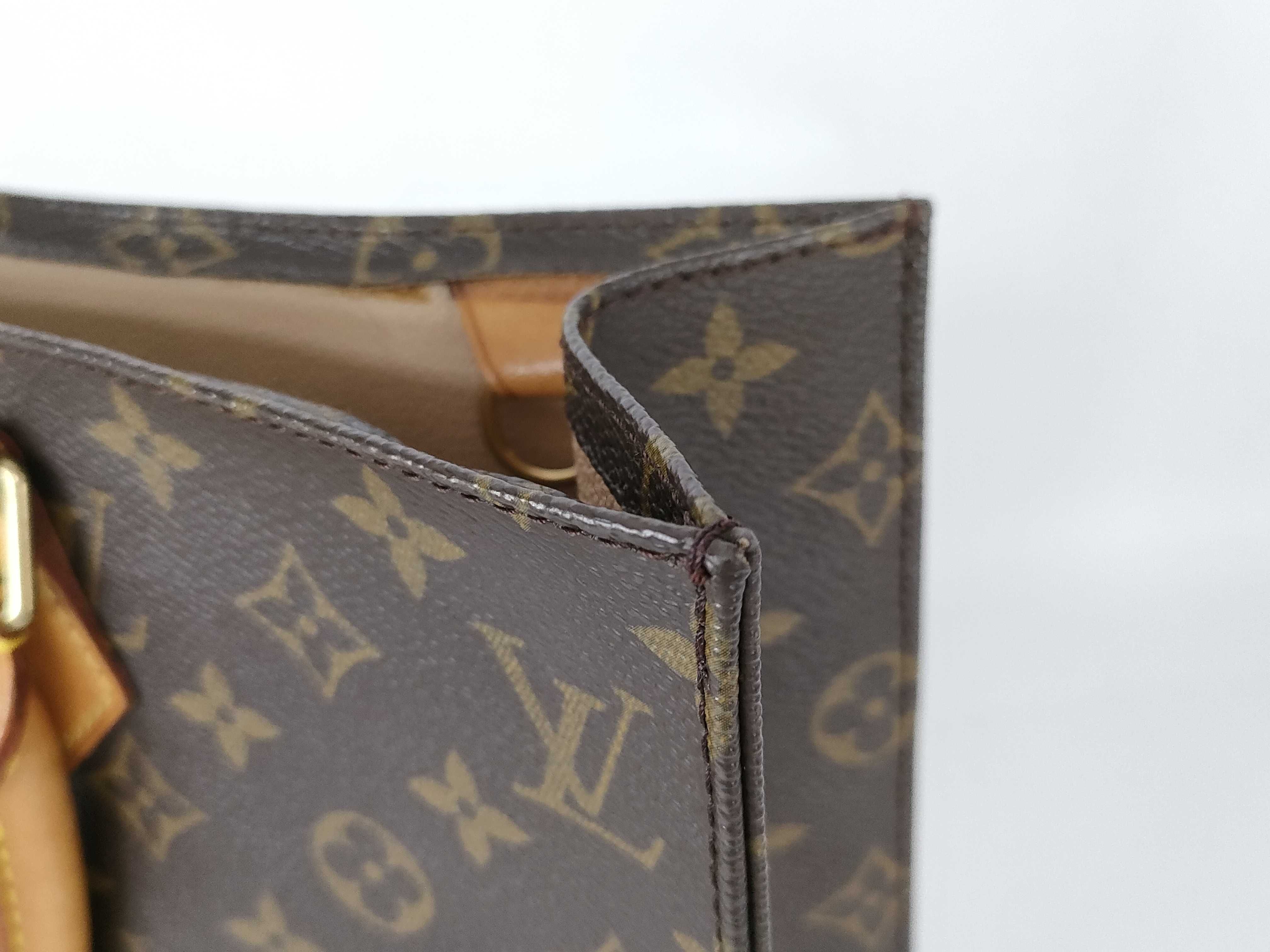 Monogram Louis Vuitton Monogram Sac Plat M51140 Handbag (VO8203) Handbag — view 12
