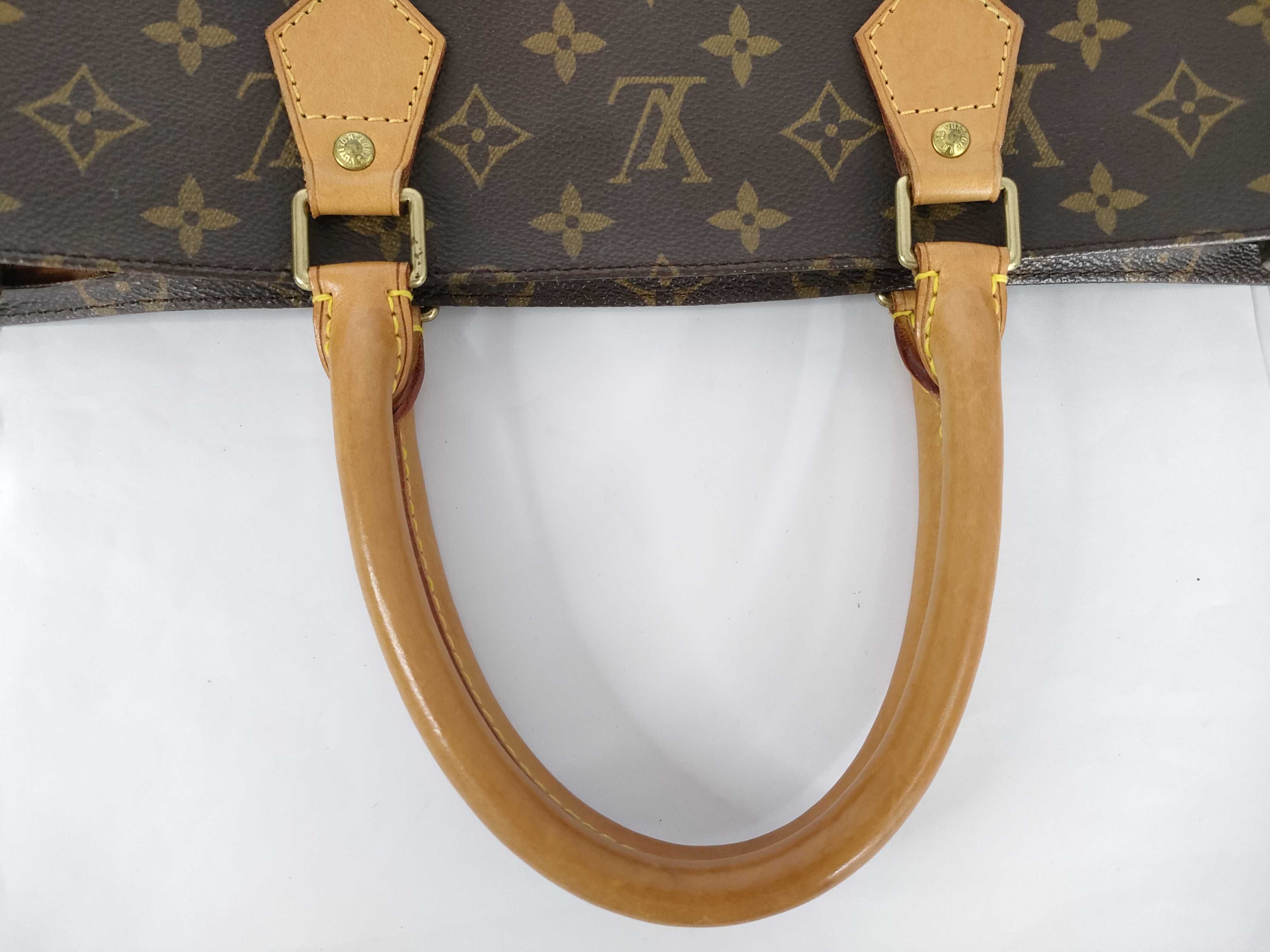 Monogram Louis Vuitton Monogram Sac Plat M51140 Handbag (VO8203) Handbag — view 3