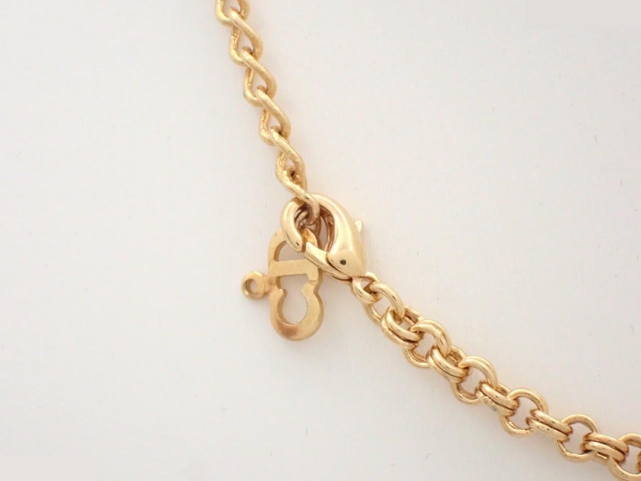 CD logo necklace, chain approximately 44cm — view 2