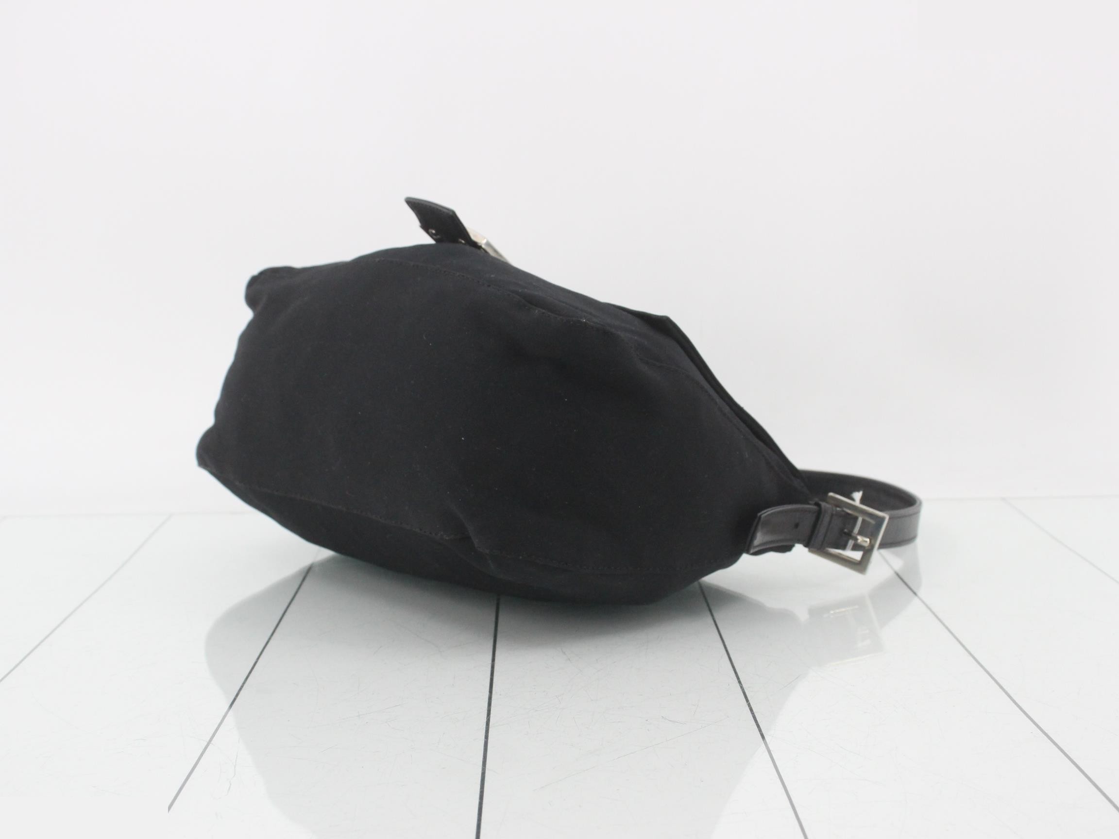 Mamma Baguette One-Shoulder Bag, Black — view 6