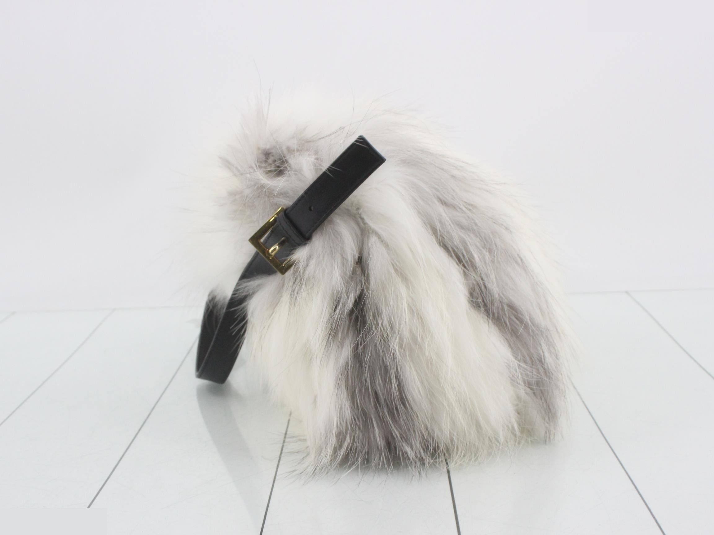 Fur Mamma Baguette Shoulder Bag — view 3
