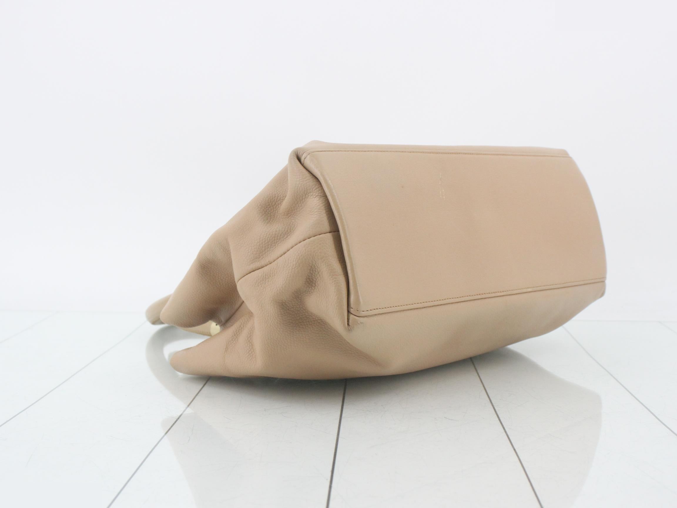 Caviar leather (bag) - Handbag - Big Coco mark - Beige leather — view 5